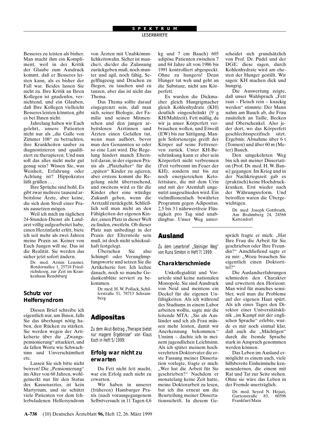 Vorschauseite 1: Ausland: Charakterschmiede