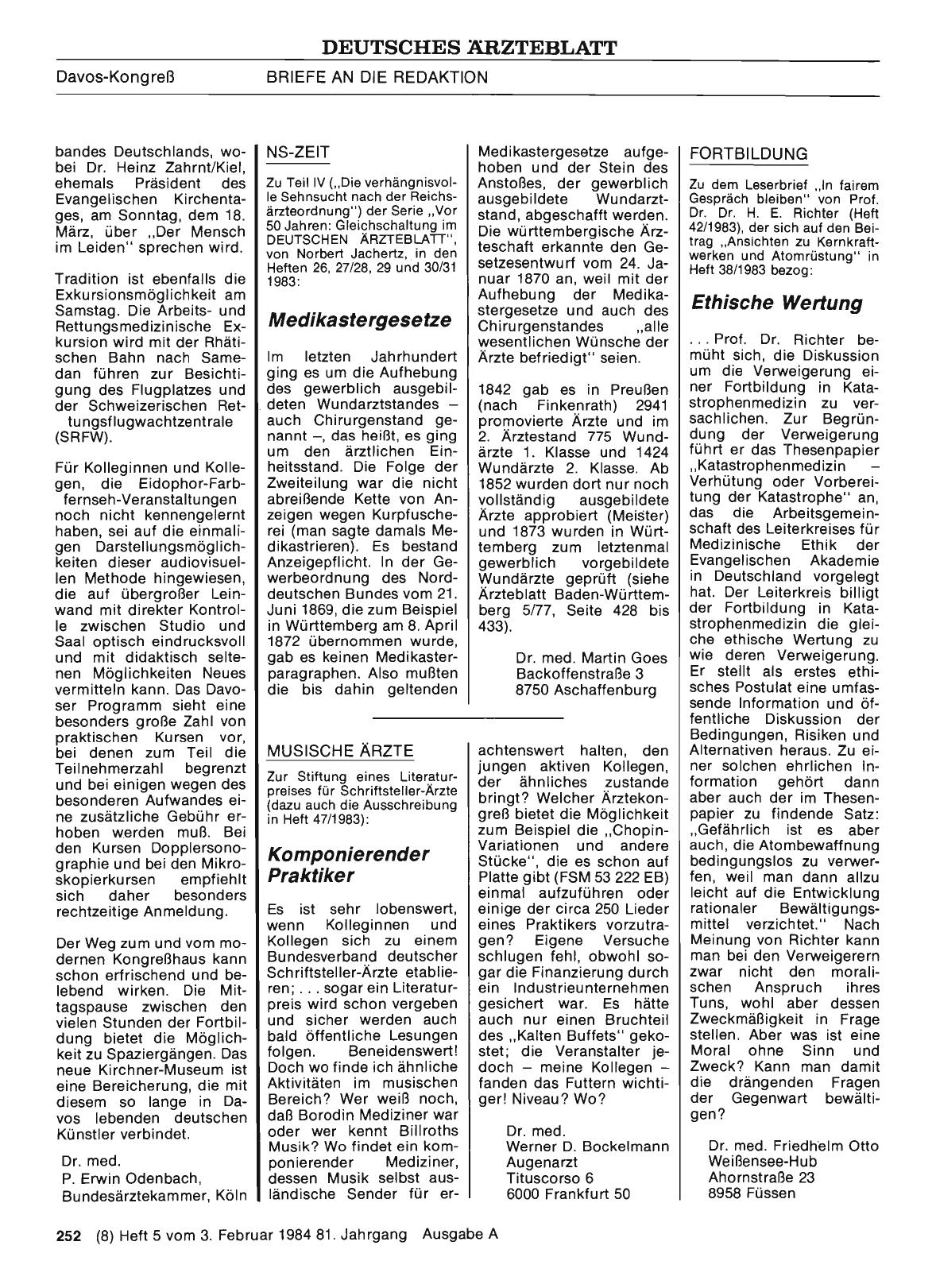 Vorschauseite 1: NS-ZEIT: Medikastergesetze