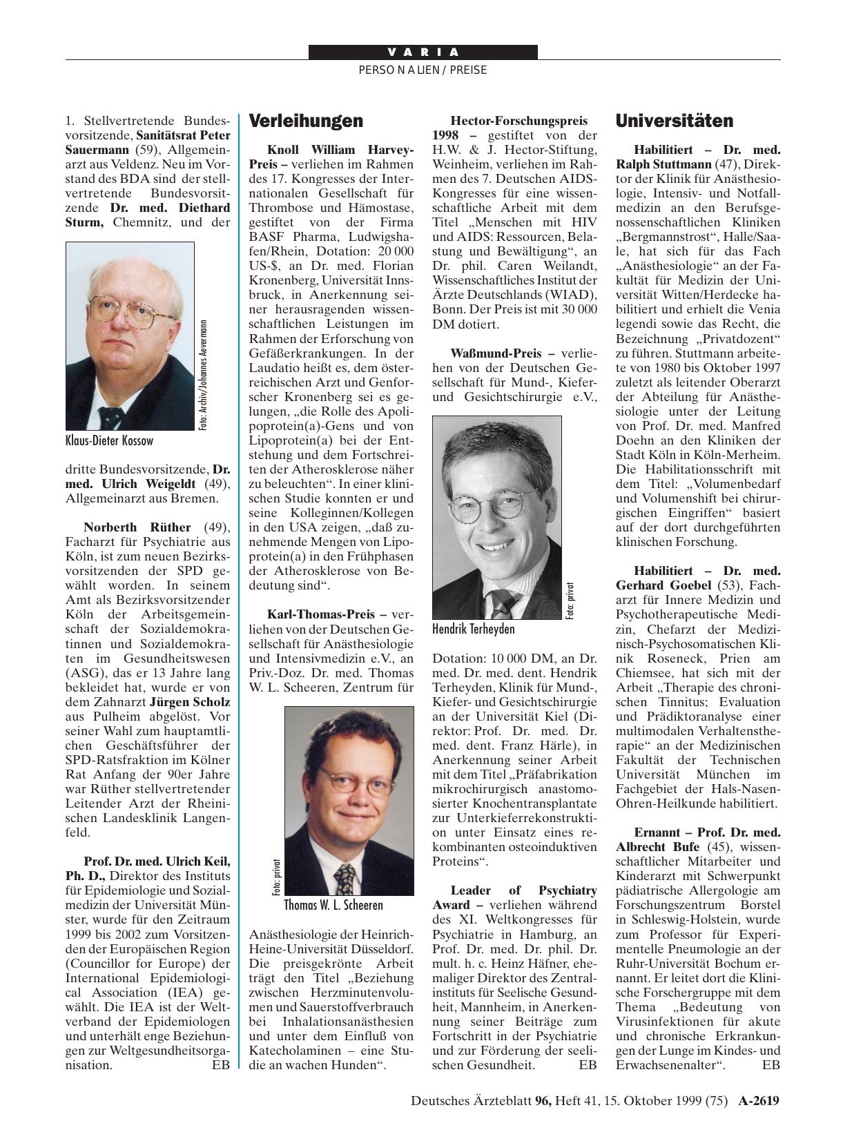 Vorschauseite 1: Universitäten