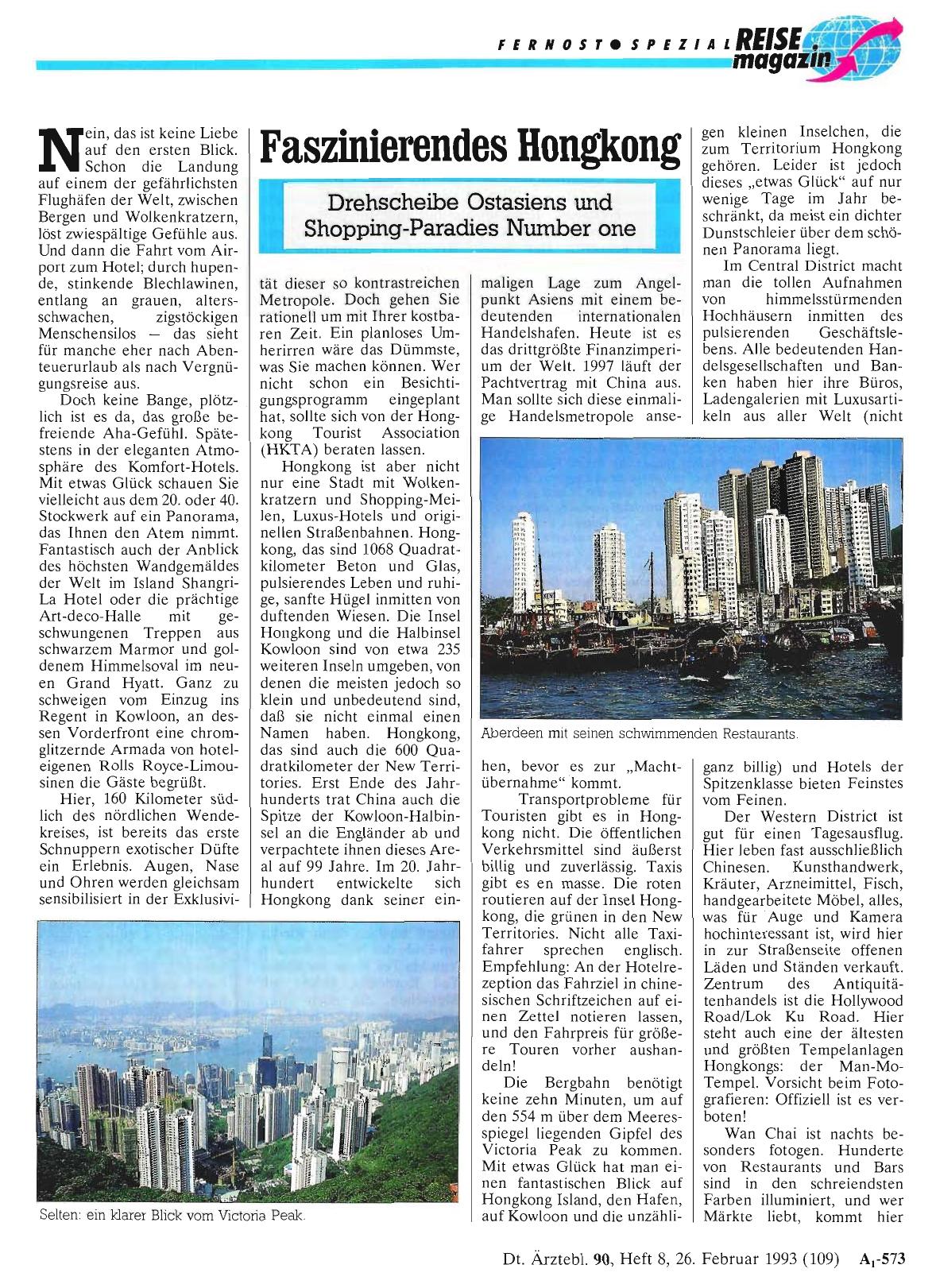 Vorschauseite 1: Faszinierendes Hongkong: Drehscheibe Ostasiens und Shopping-Paradies Number one