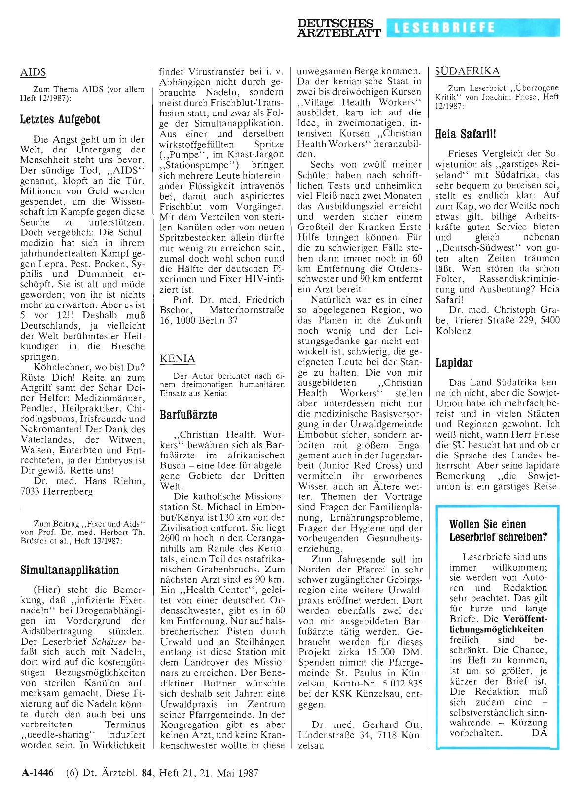 Vorschauseite 1: AIDS: Simultanapplikation