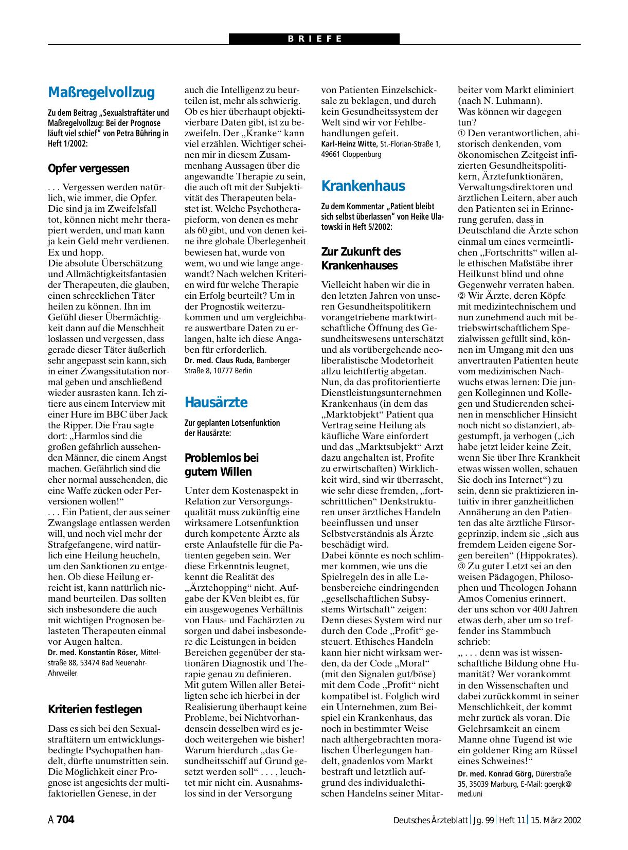 Vorschauseite 1: Hausärzte: Problemlos bei gutem Willen