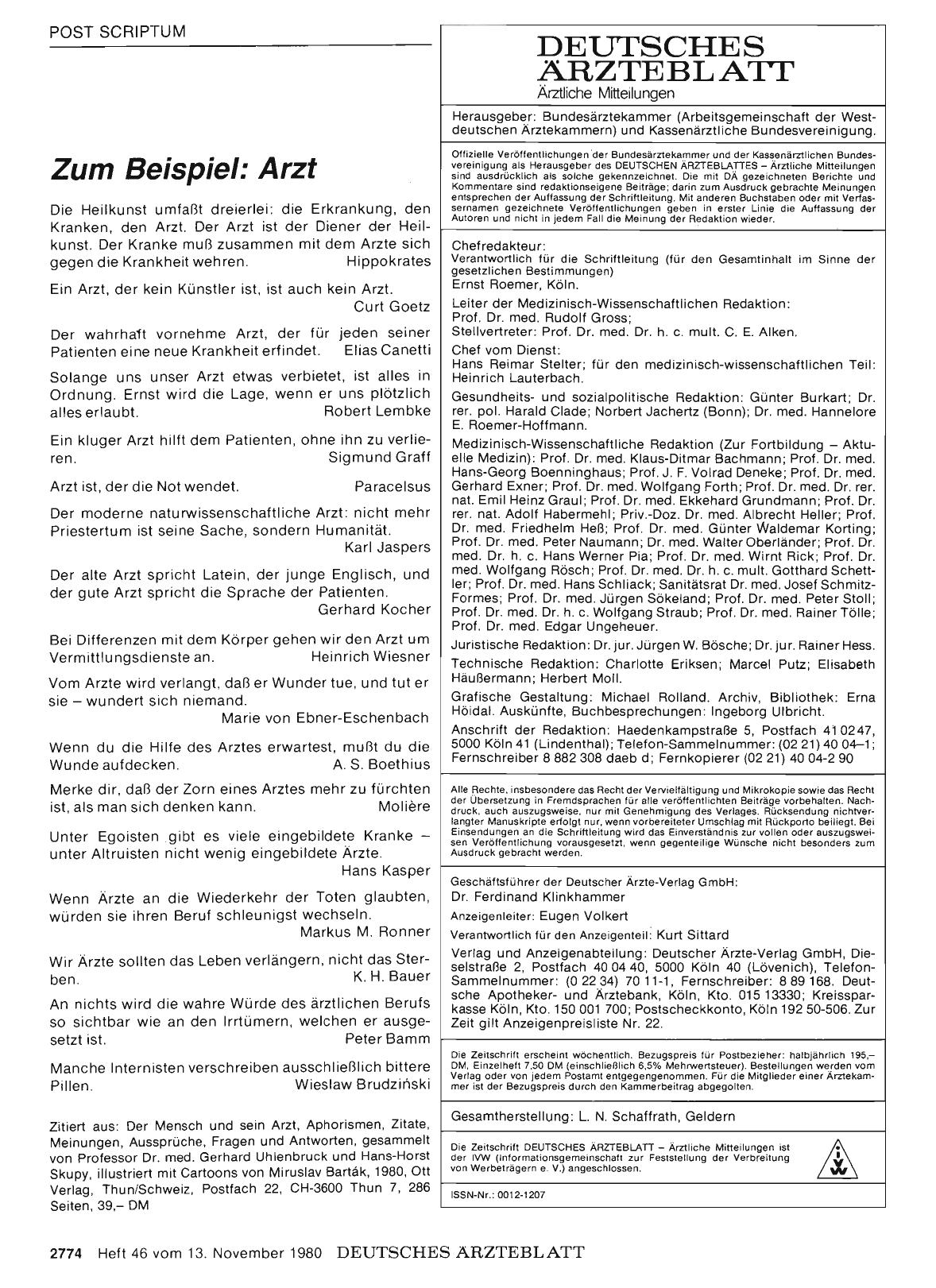 Vorschauseite 1: Zum Beispiel: Arzt