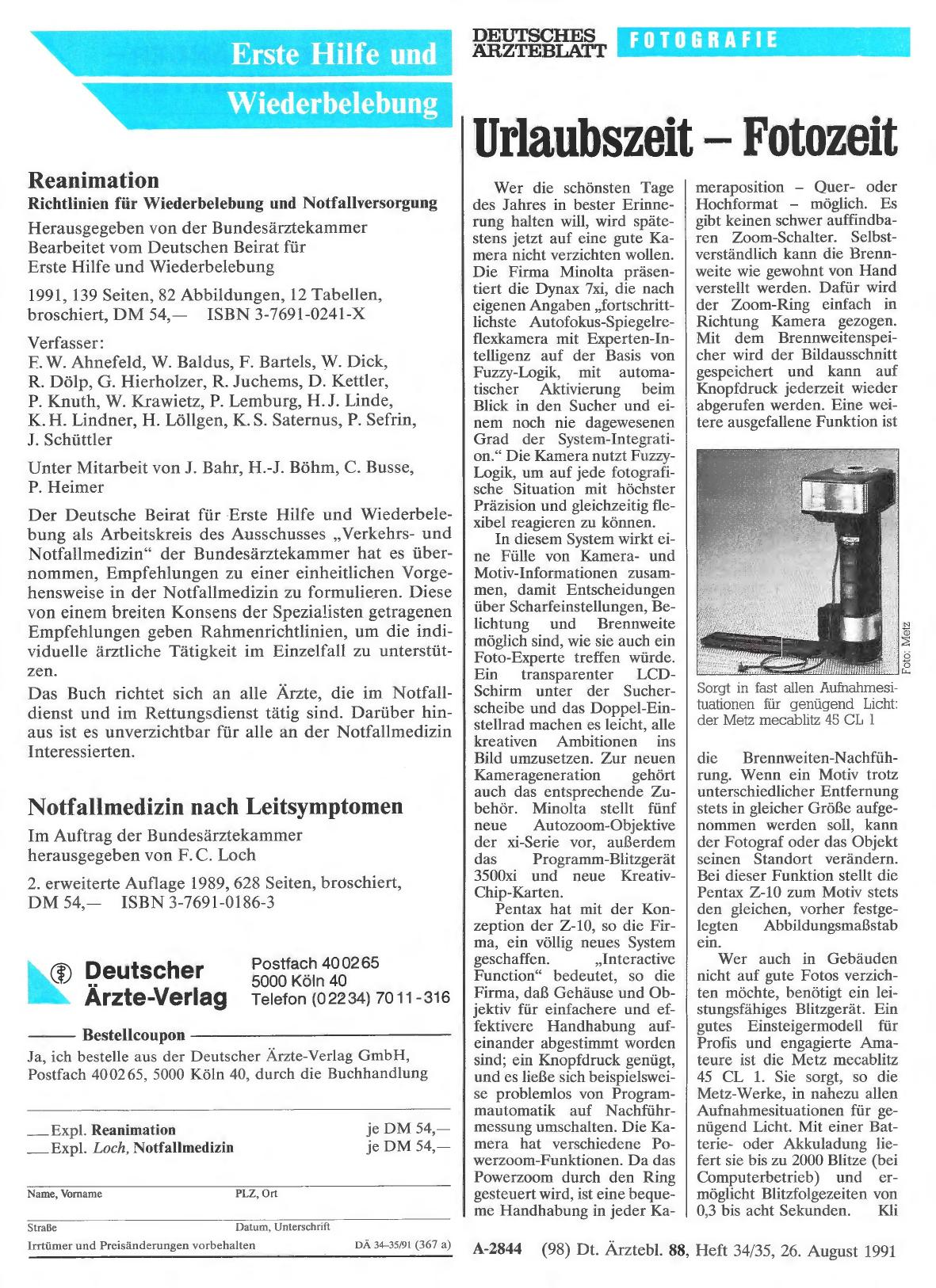 Vorschauseite 1: Urlaubszeit — Fotozeit