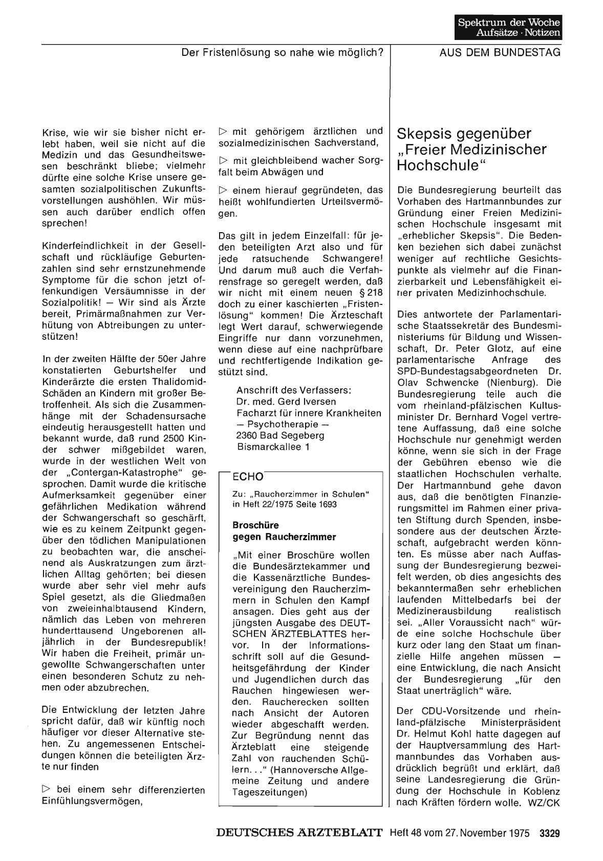 Vorschauseite 1: Broschüre gegen Raucherzimmer