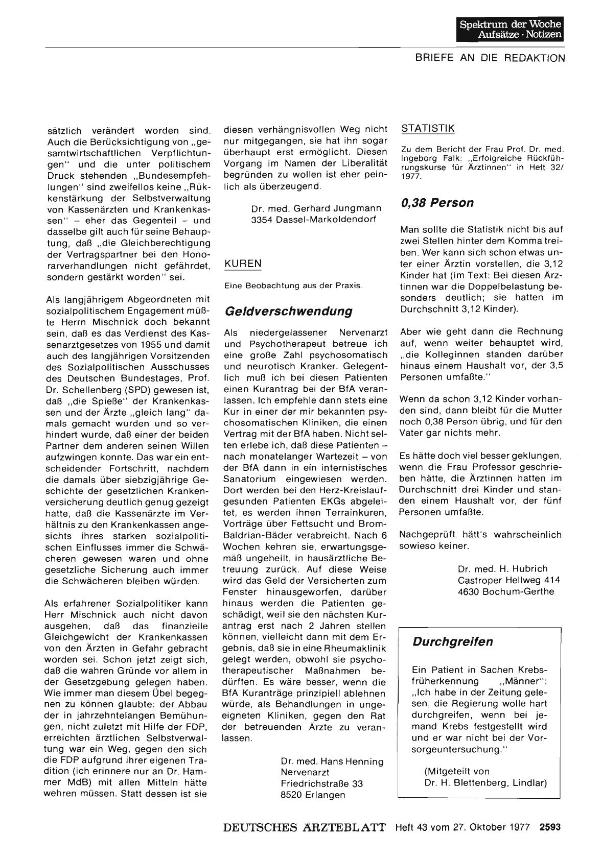 Vorschauseite 1: KUREN: Geldverschwendung