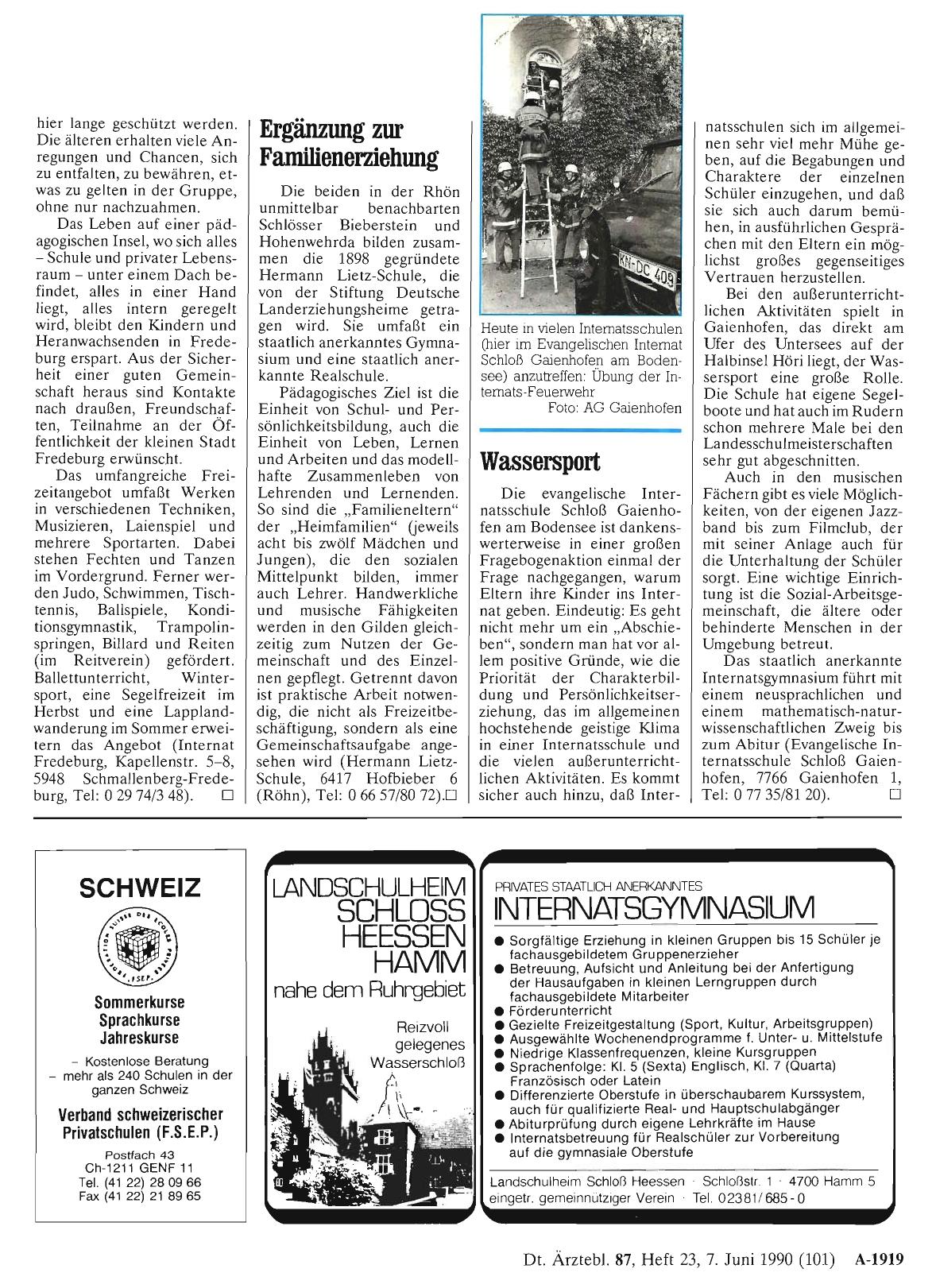 Vorschauseite 1: Wassersport