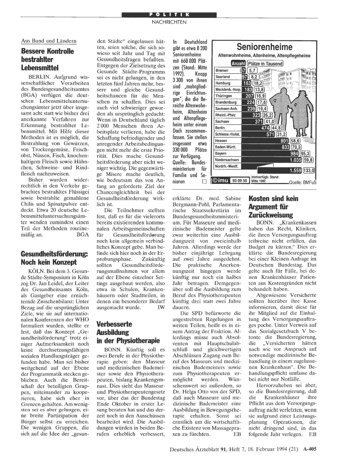 Vorschauseite 1: Seniorenheime