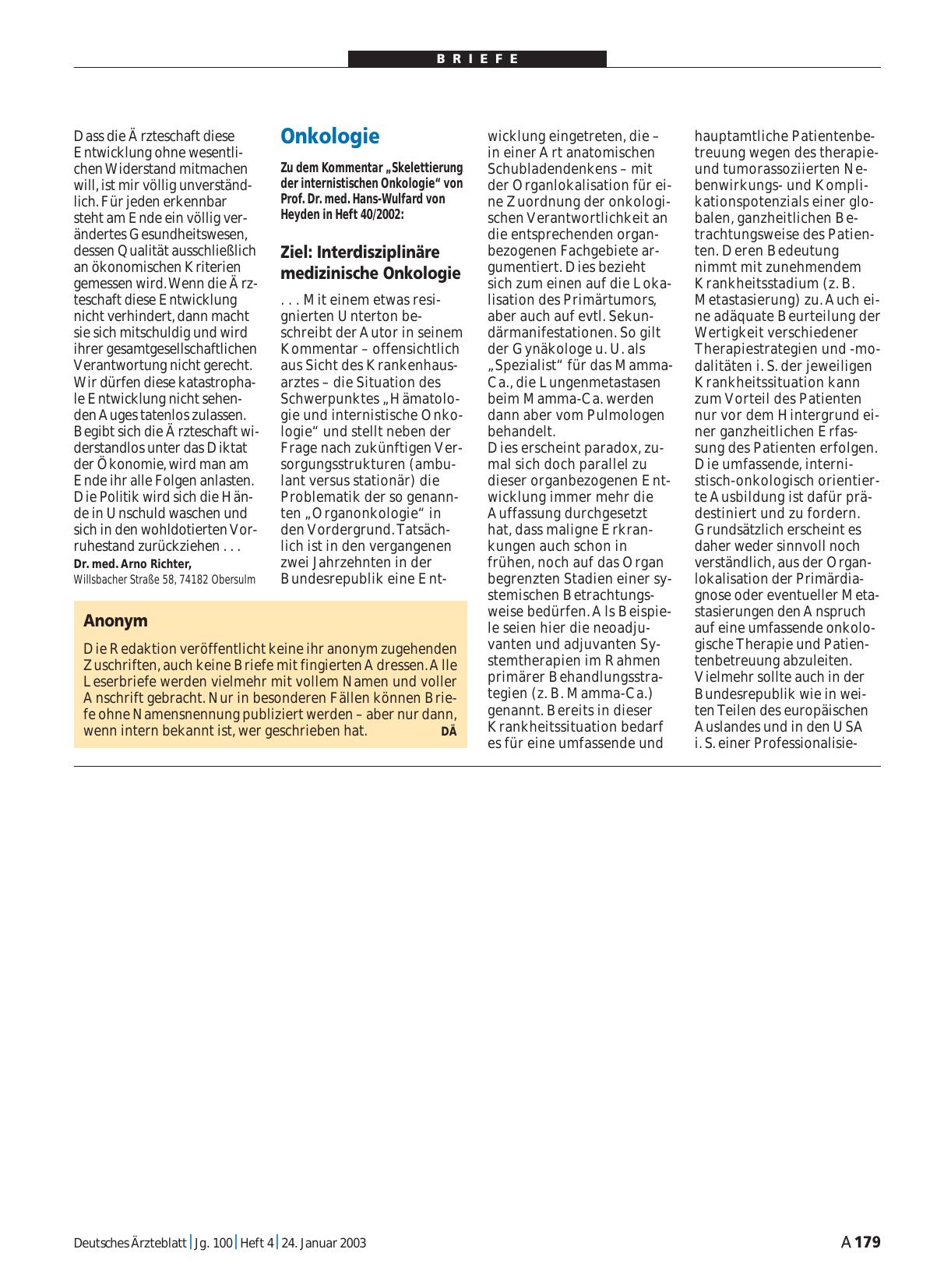 Vorschauseite 1: Anonym