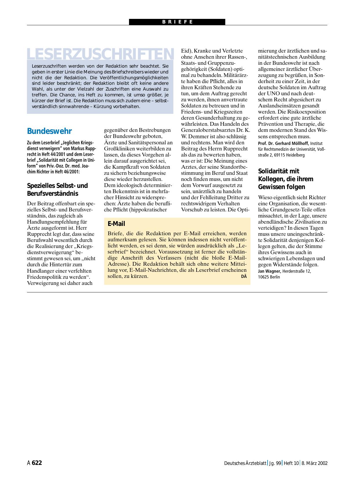 Vorschauseite 1: Bundeswehr: Spezielles Selbstund Berufsverständnis