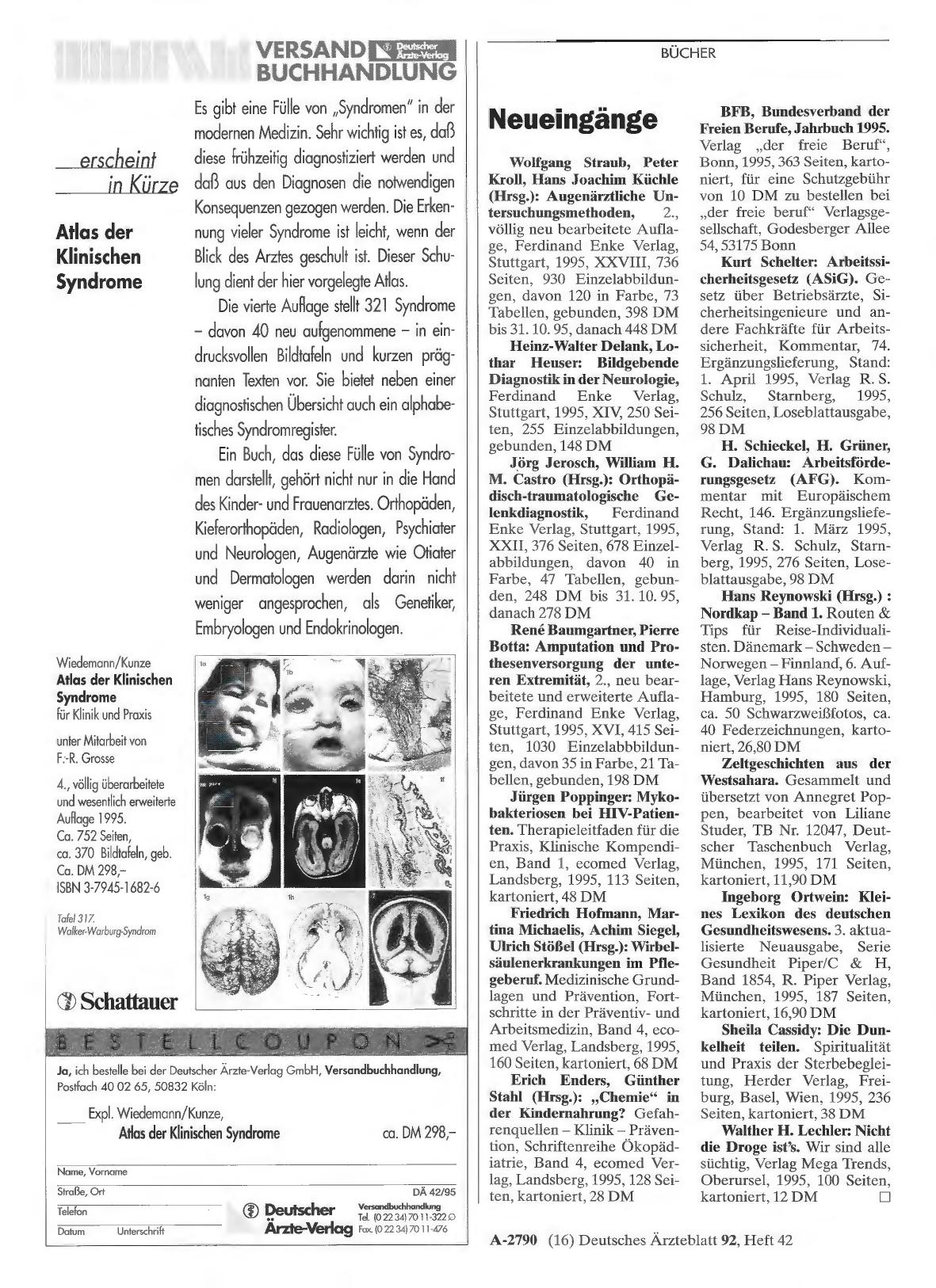 Vorschauseite 1: Neueingänge
