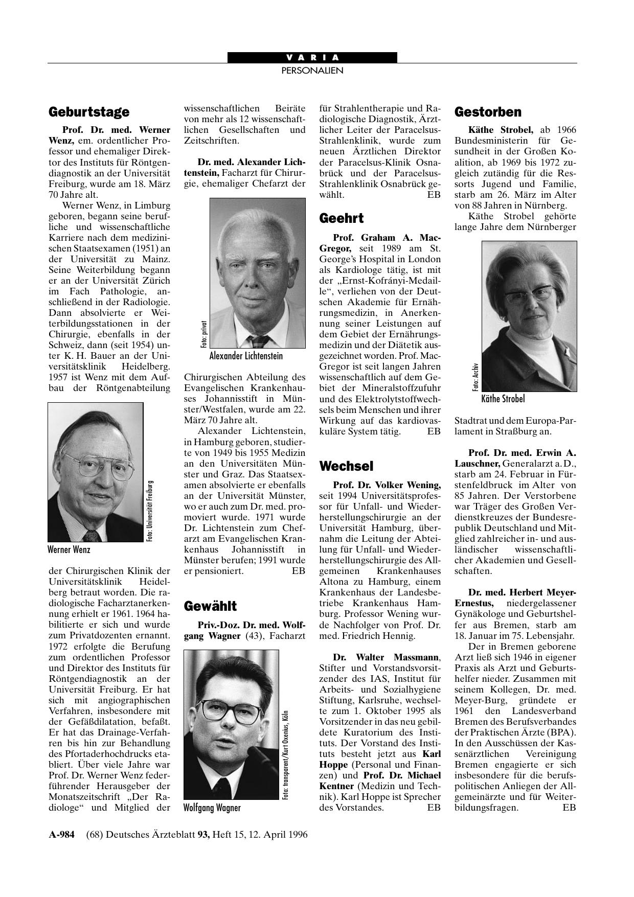 Vorschauseite 1: Gestorben