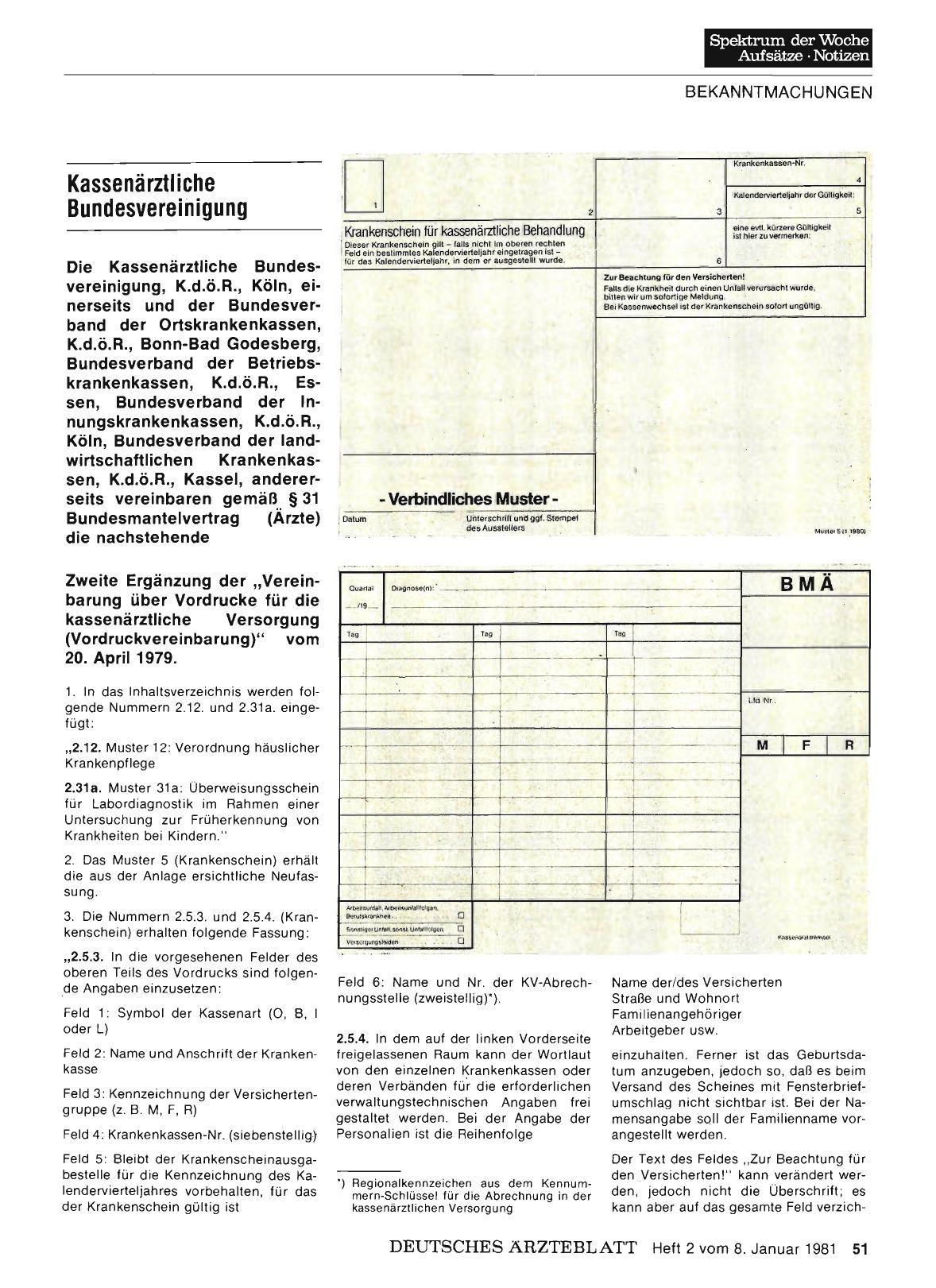 Vorschauseite 1: Kassenärztliche Bundesvereinigung
