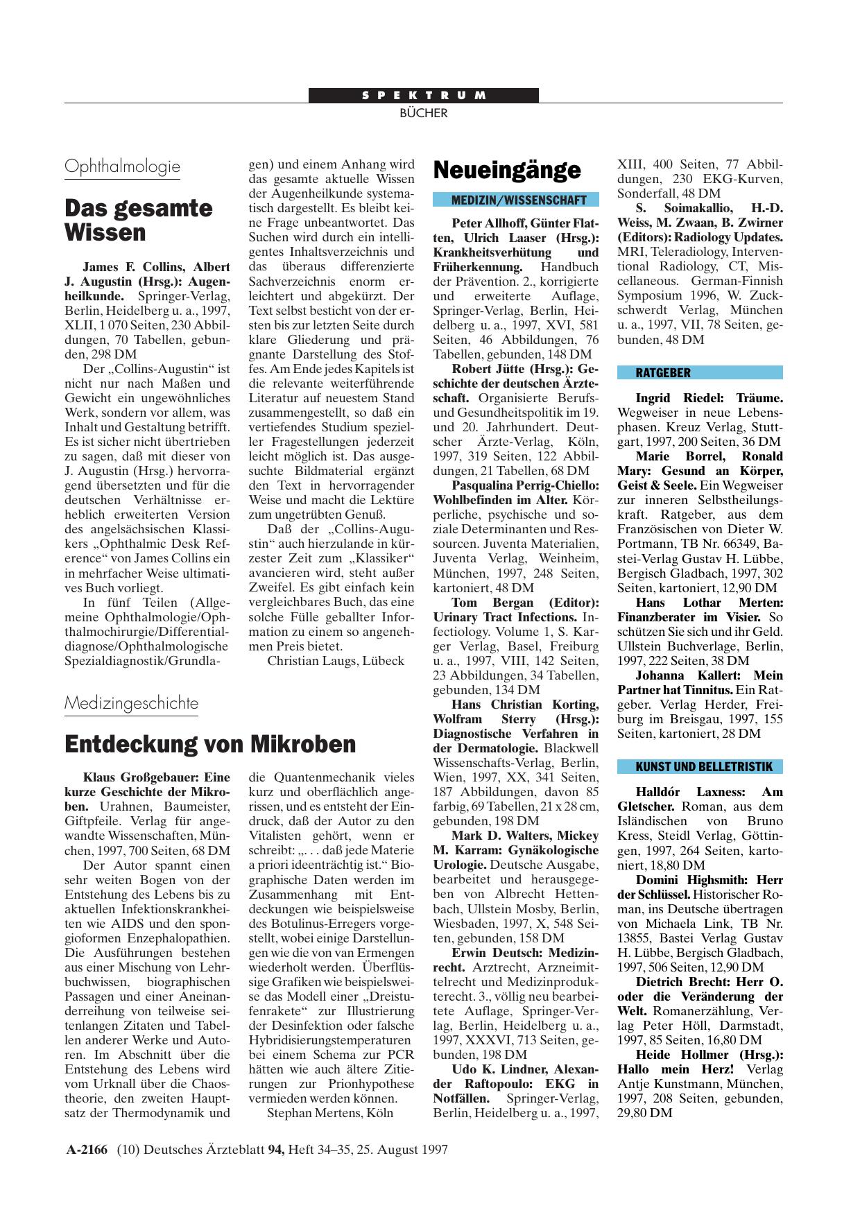 Vorschauseite 1: Eine kurze Geschichte der Mikroben