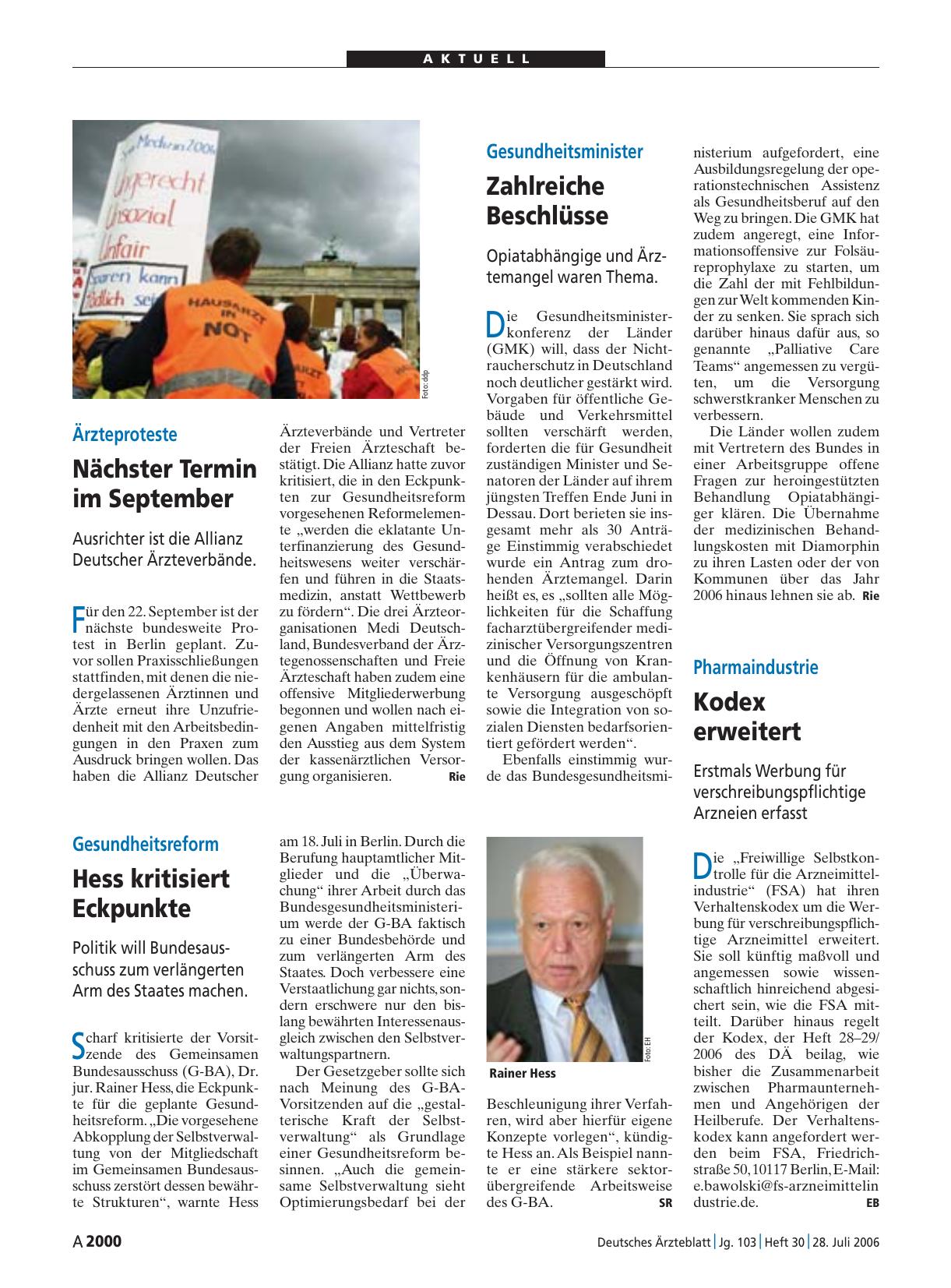 Vorschauseite 1: Pharmaindustrie: Kodex erweitert