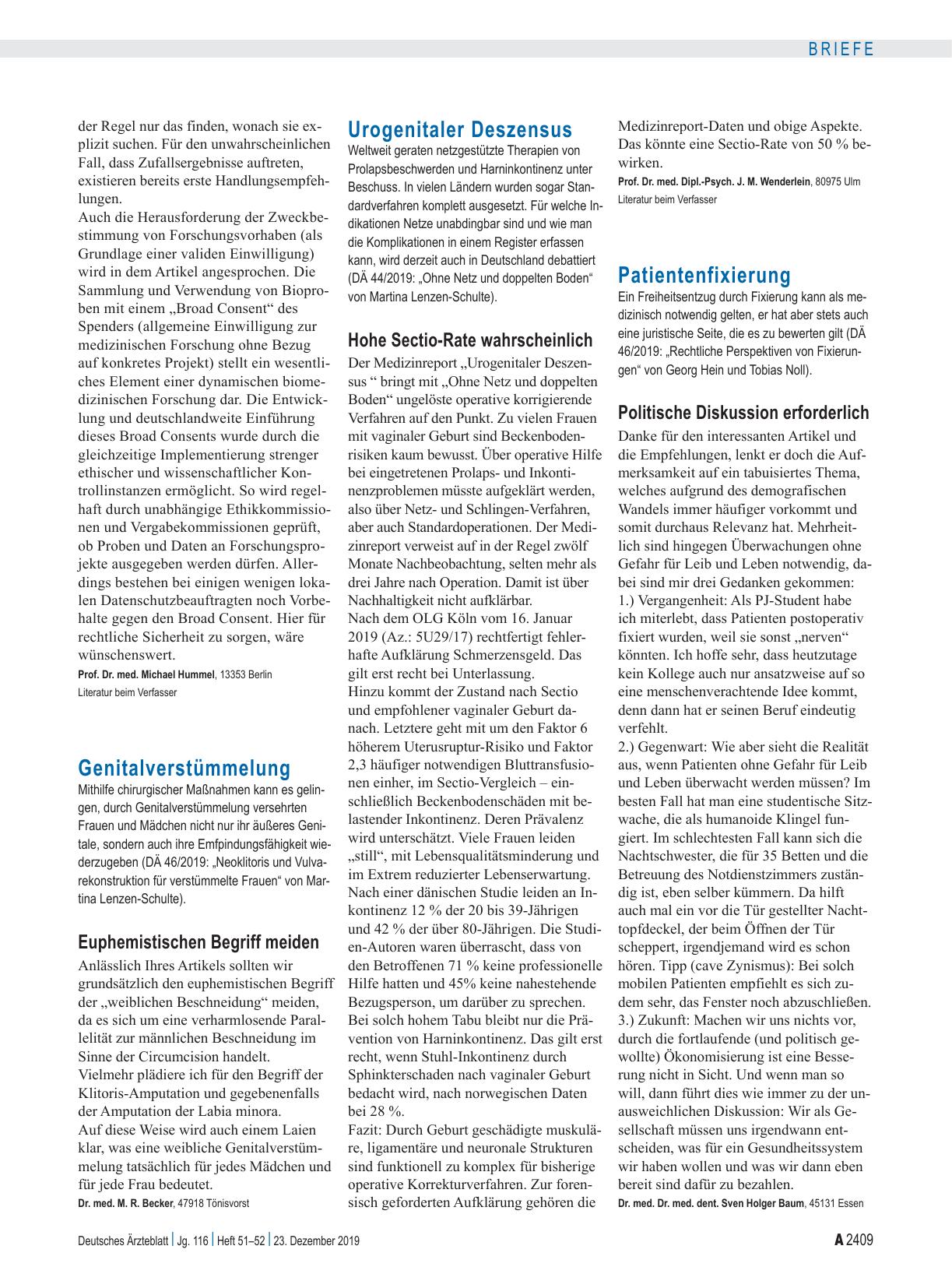 Vorschauseite 1: Urogenitaler Deszensus: Hohe Sectio-Rate wahrscheinlich