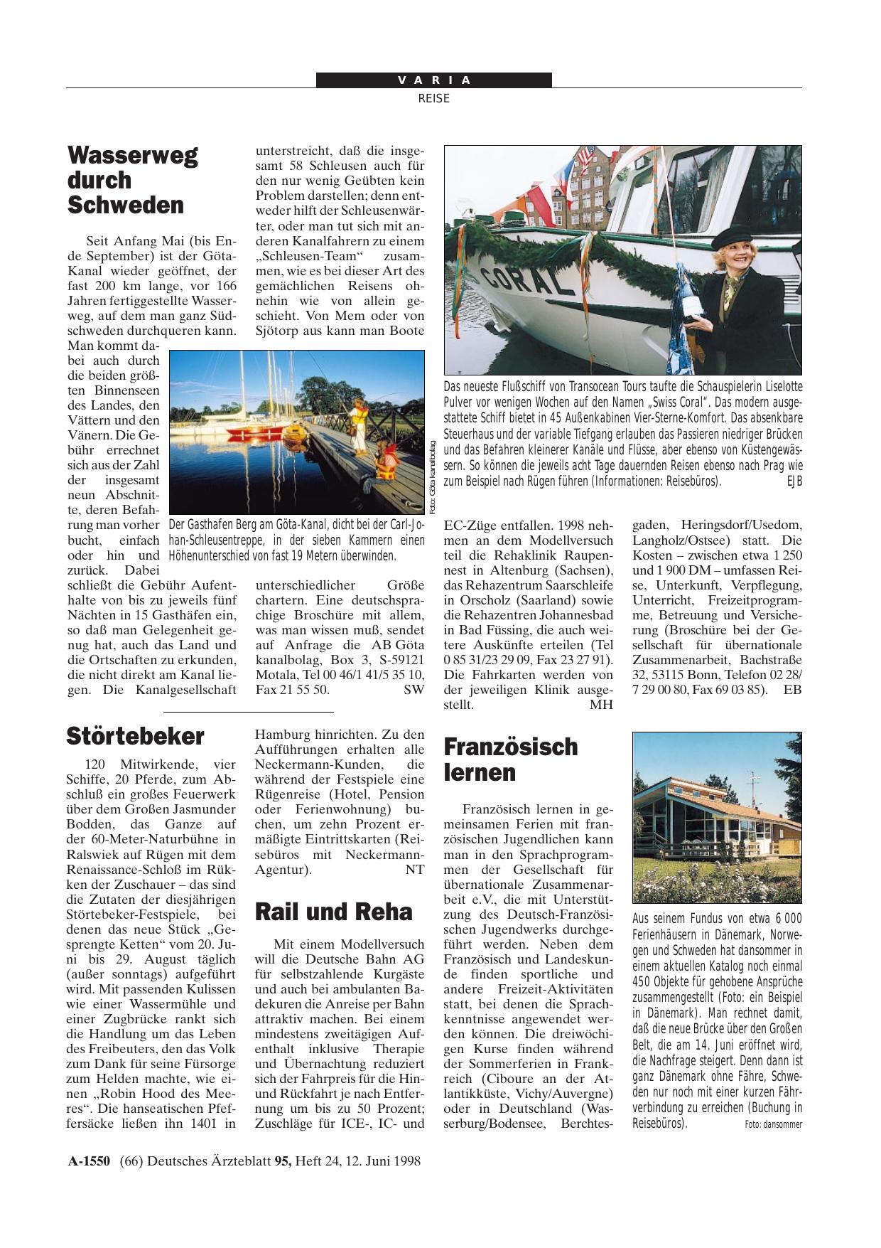 Vorschauseite 1: Wasserweg durch Schweden