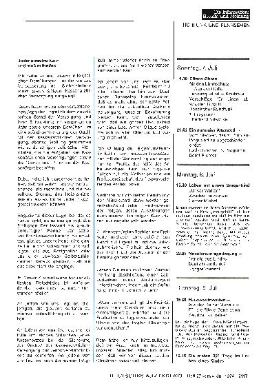 Vorschauseite 1: Hörfunk und Fernsehen