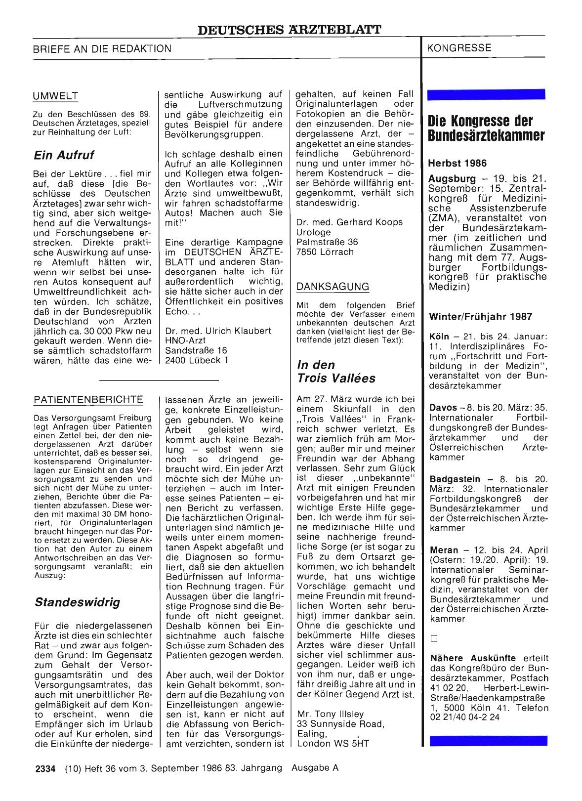 Vorschauseite 1: UMWELT: Ein Aufruf