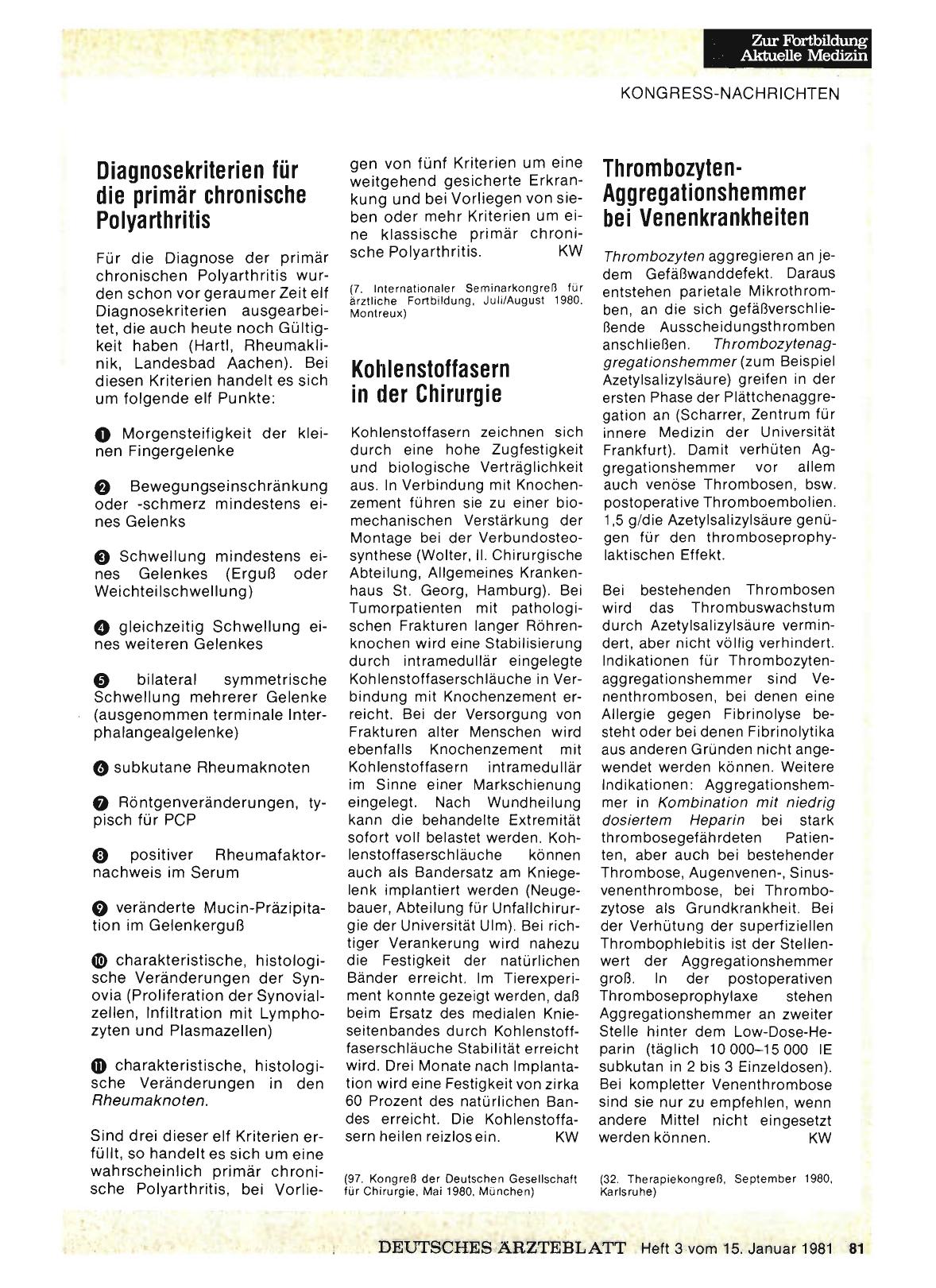 Vorschauseite 1: Kohlenstoffasern in der Chirurgie