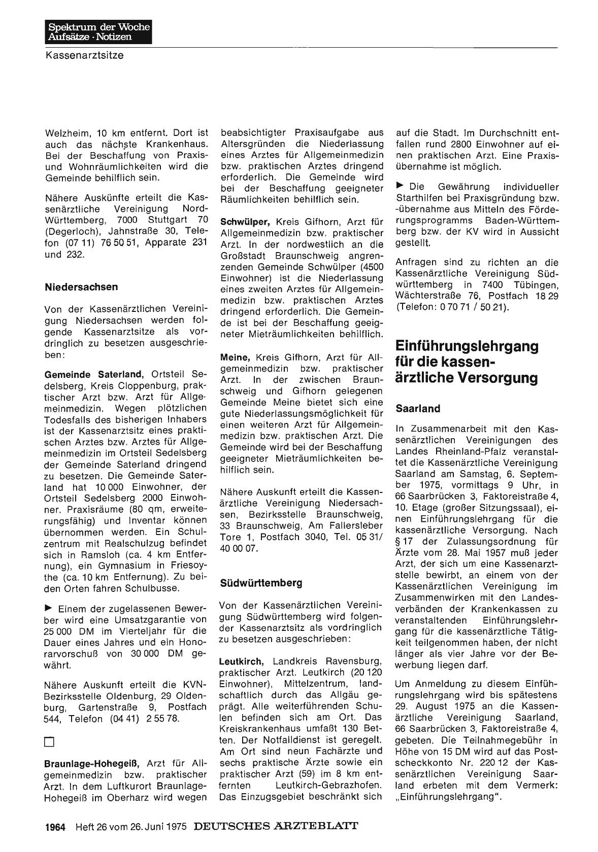 Vorschauseite 1: Einführungslehrgang für die kassenärztliche Versorgung