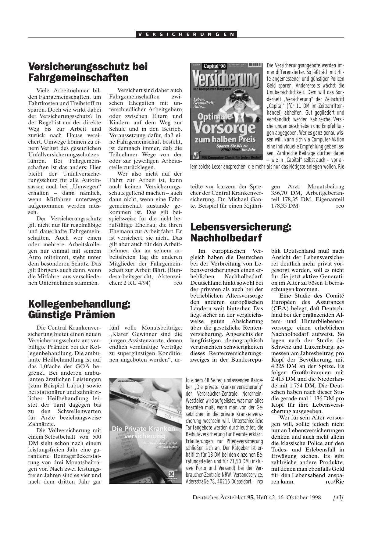 Vorschauseite 1: Versicherungsschutz bei Fahrgemeinschaften