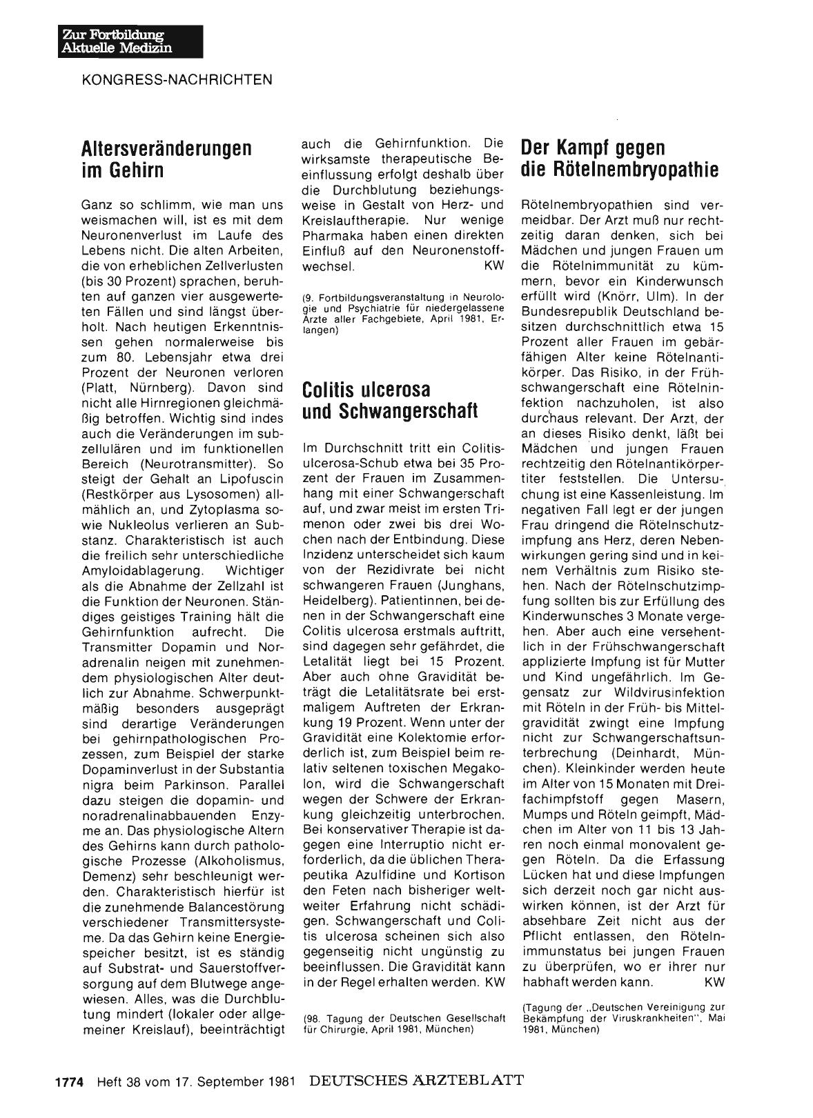 Vorschauseite 1: Altersveränderungen im Gehirn
