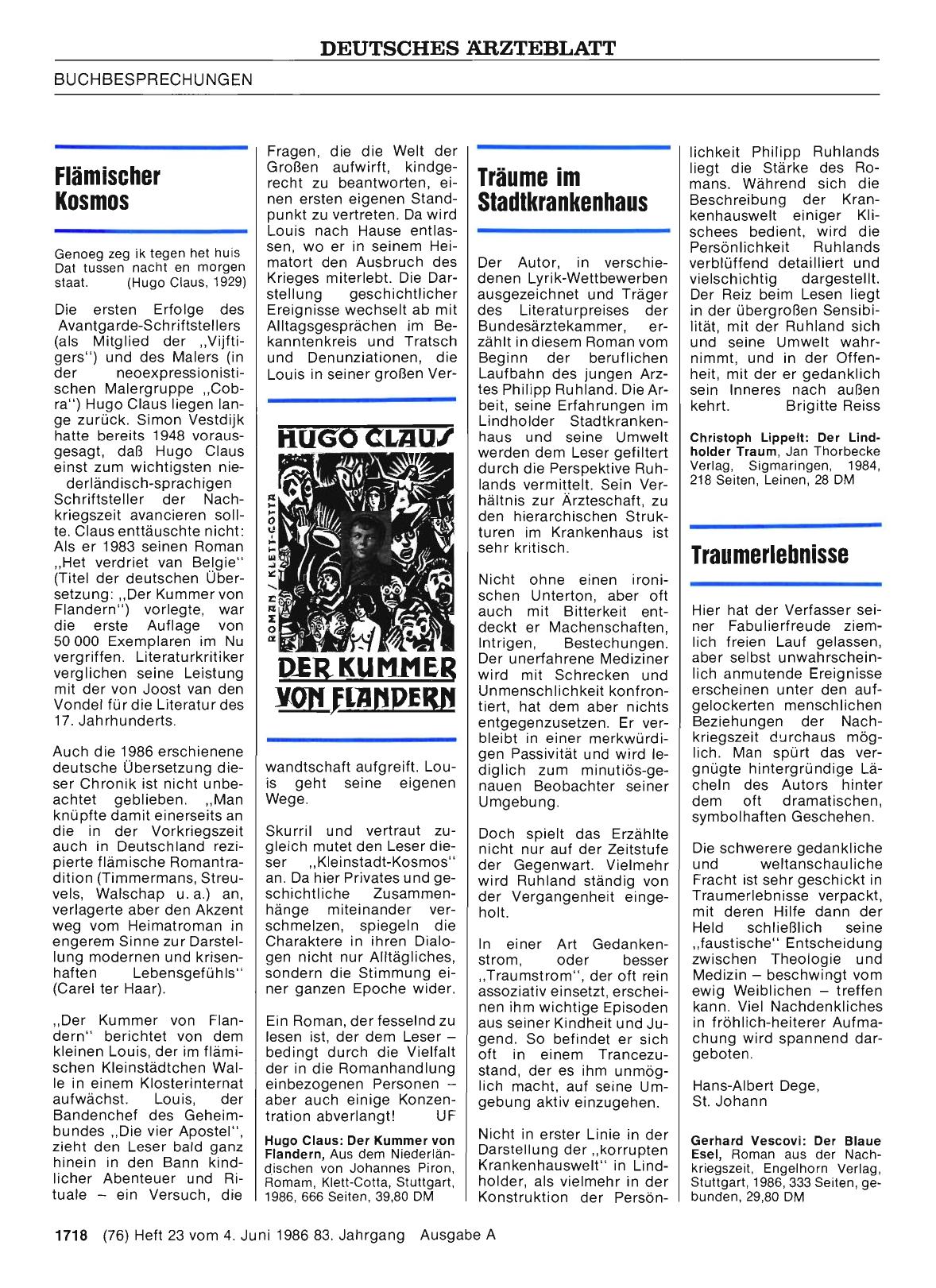 Vorschauseite 1: Flämischer Kosmos