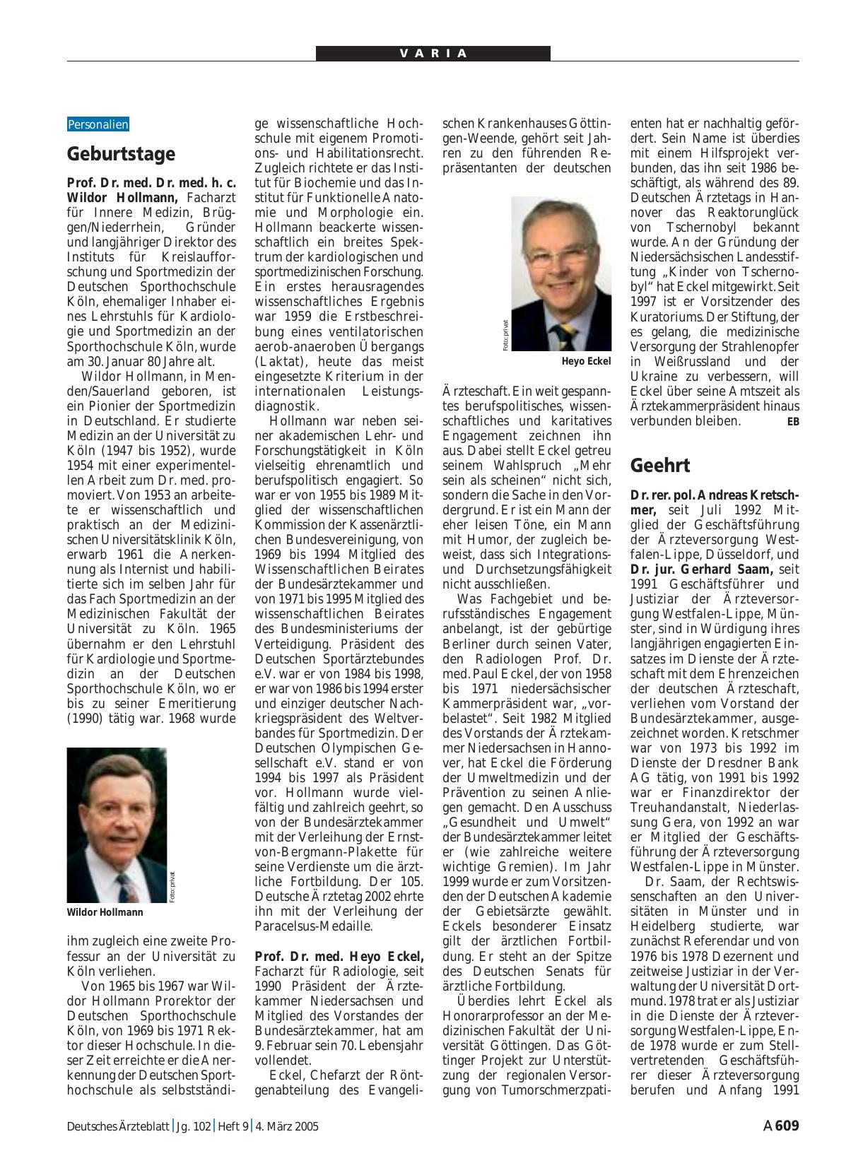 Vorschauseite 1: Geehrt