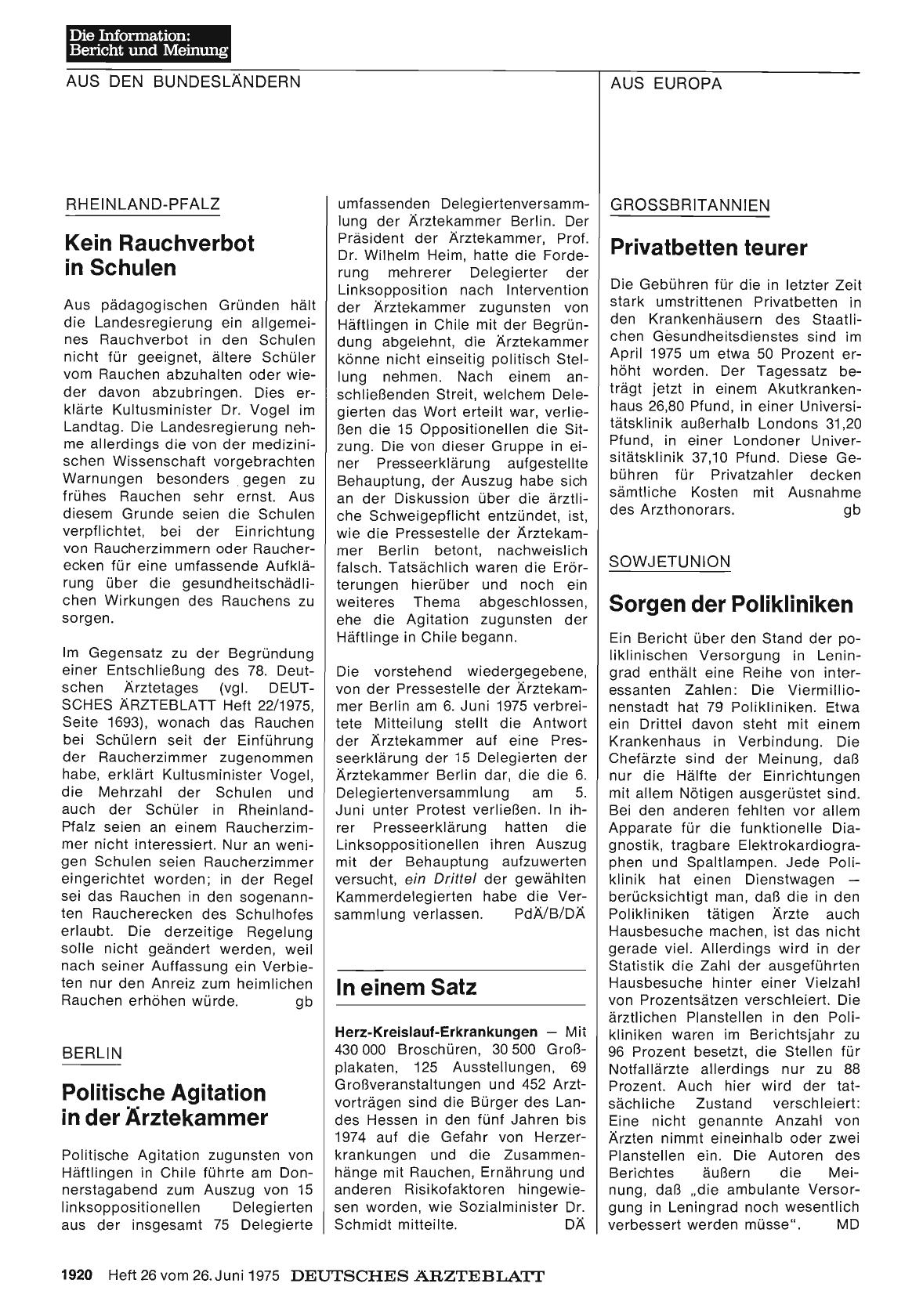 Vorschauseite 1: Hessen: In einem Satz