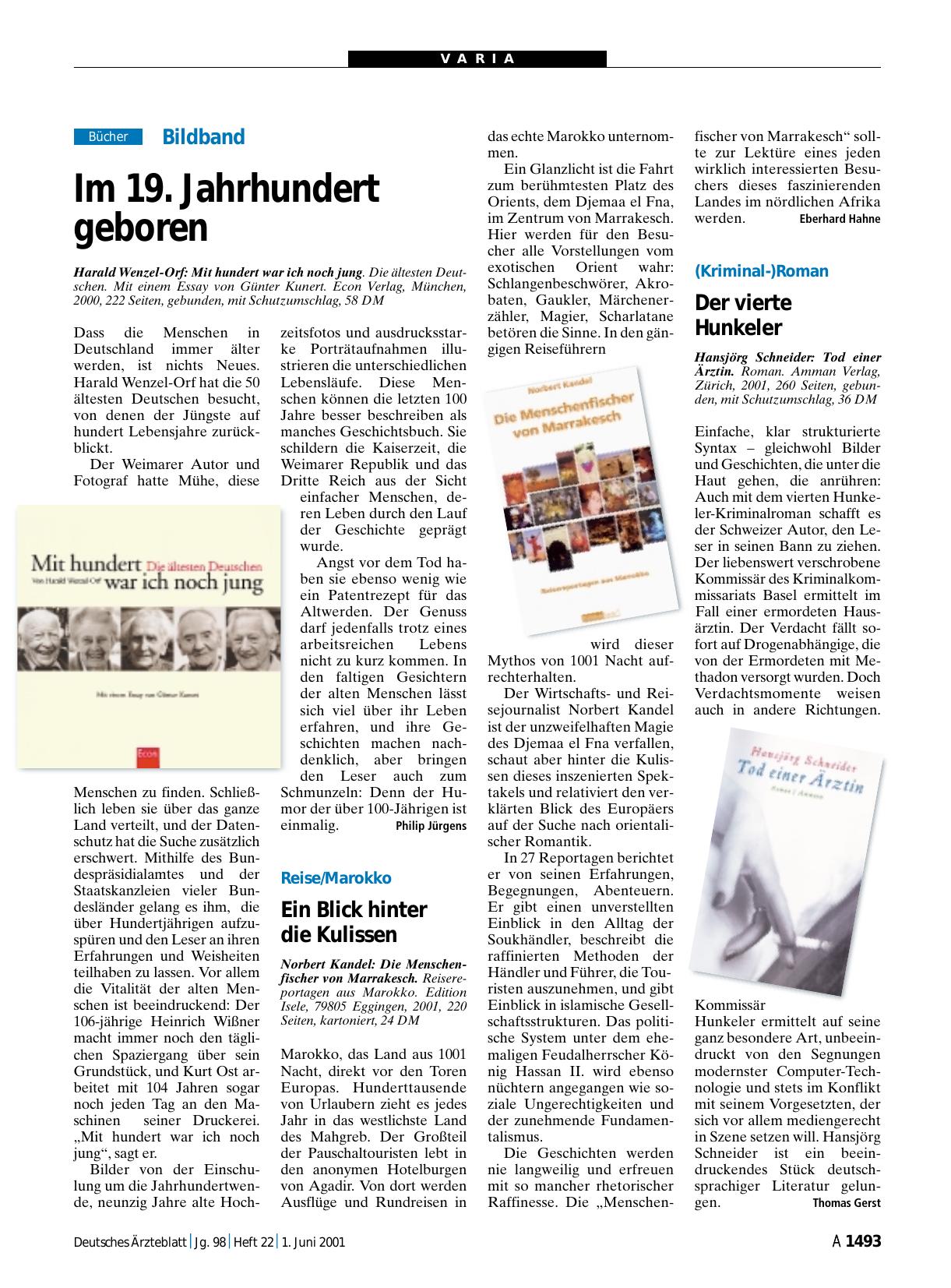 Vorschauseite 1: Mit hundert war ich noch jung