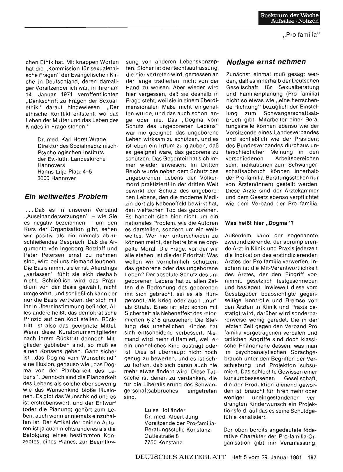 Vorschauseite 1: Notlage ernst nehmen