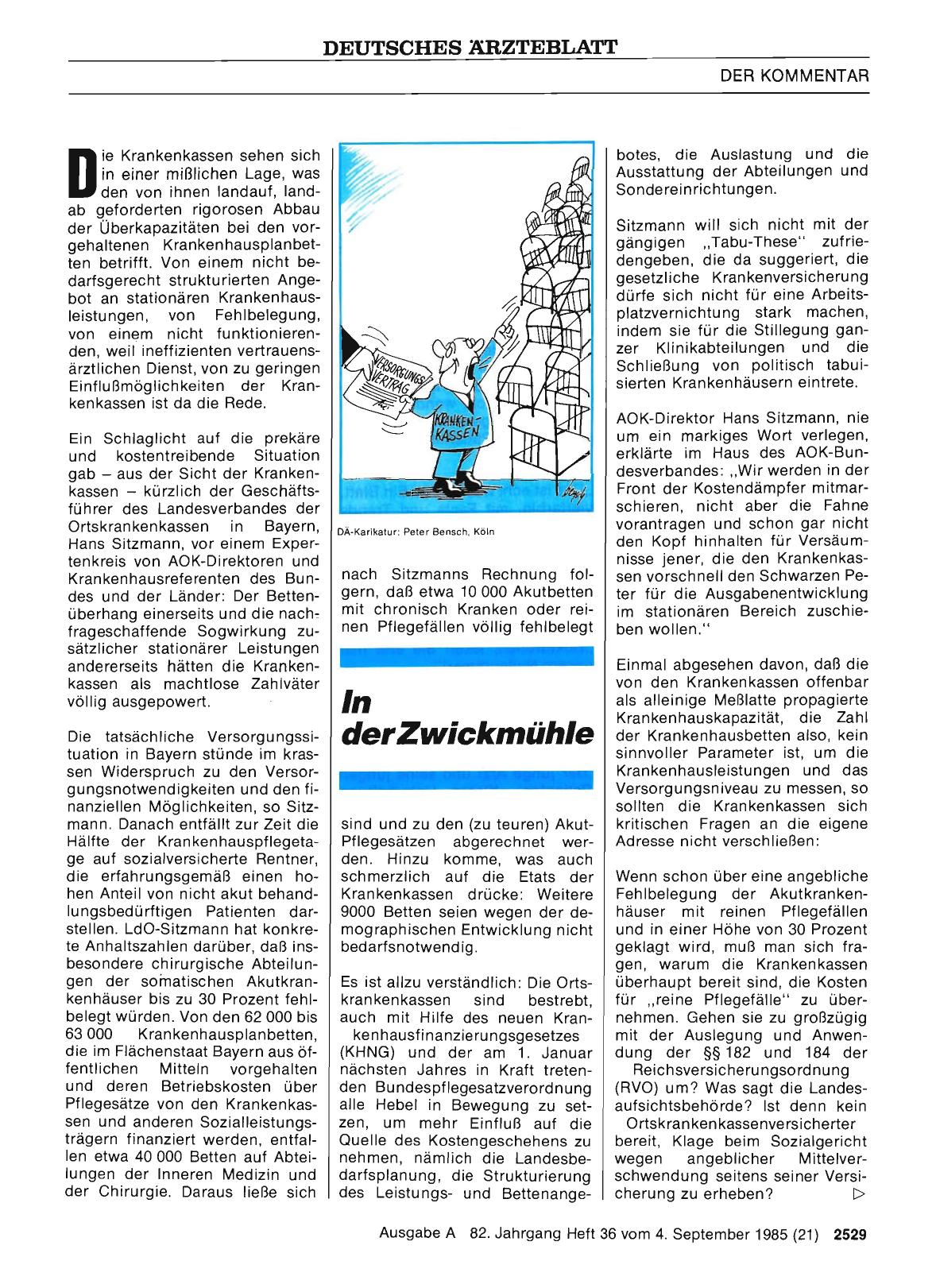Vorschauseite 1: In der Zwickmühle