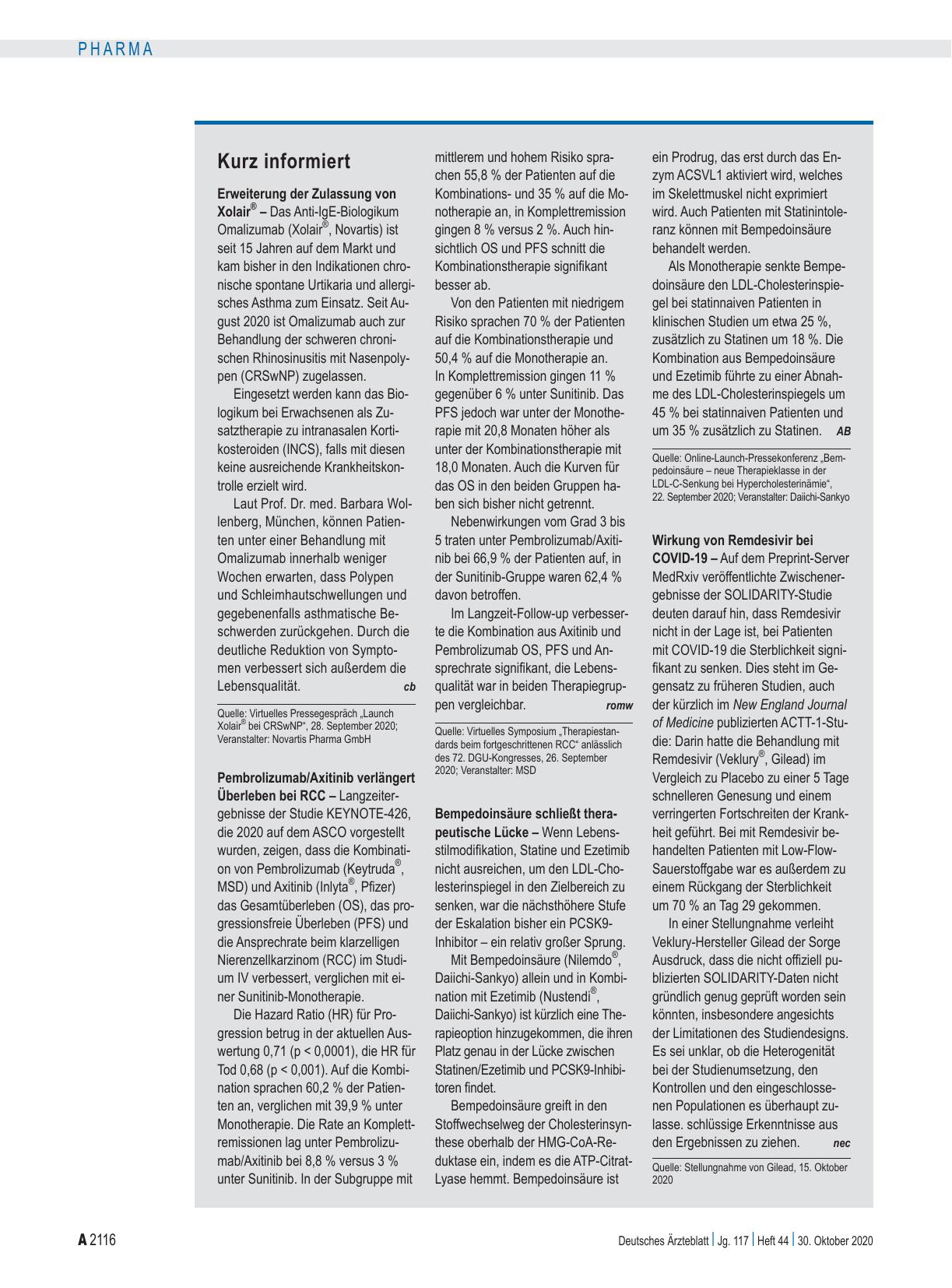 Vorschauseite 1: Kurz informiert