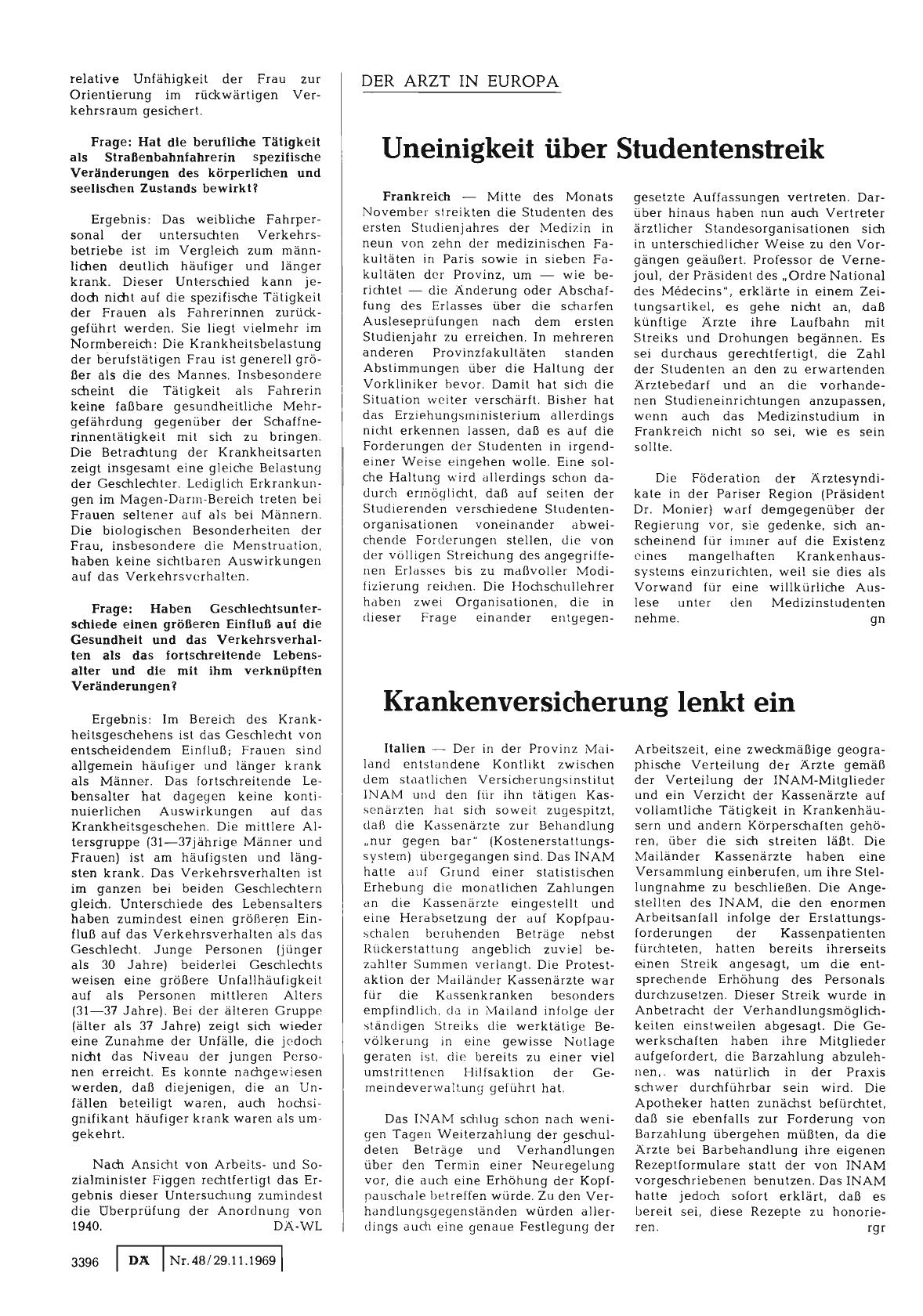 Vorschauseite 1: Krankenversicherung lenkt ein