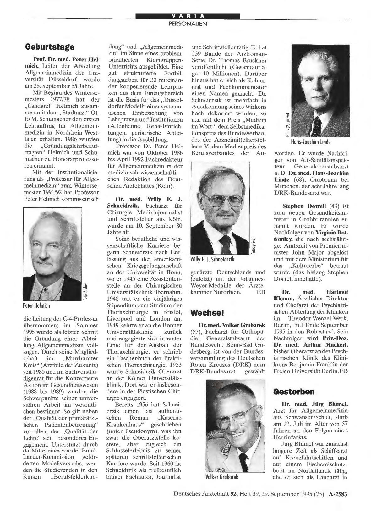 Vorschauseite 1: Gestorben
