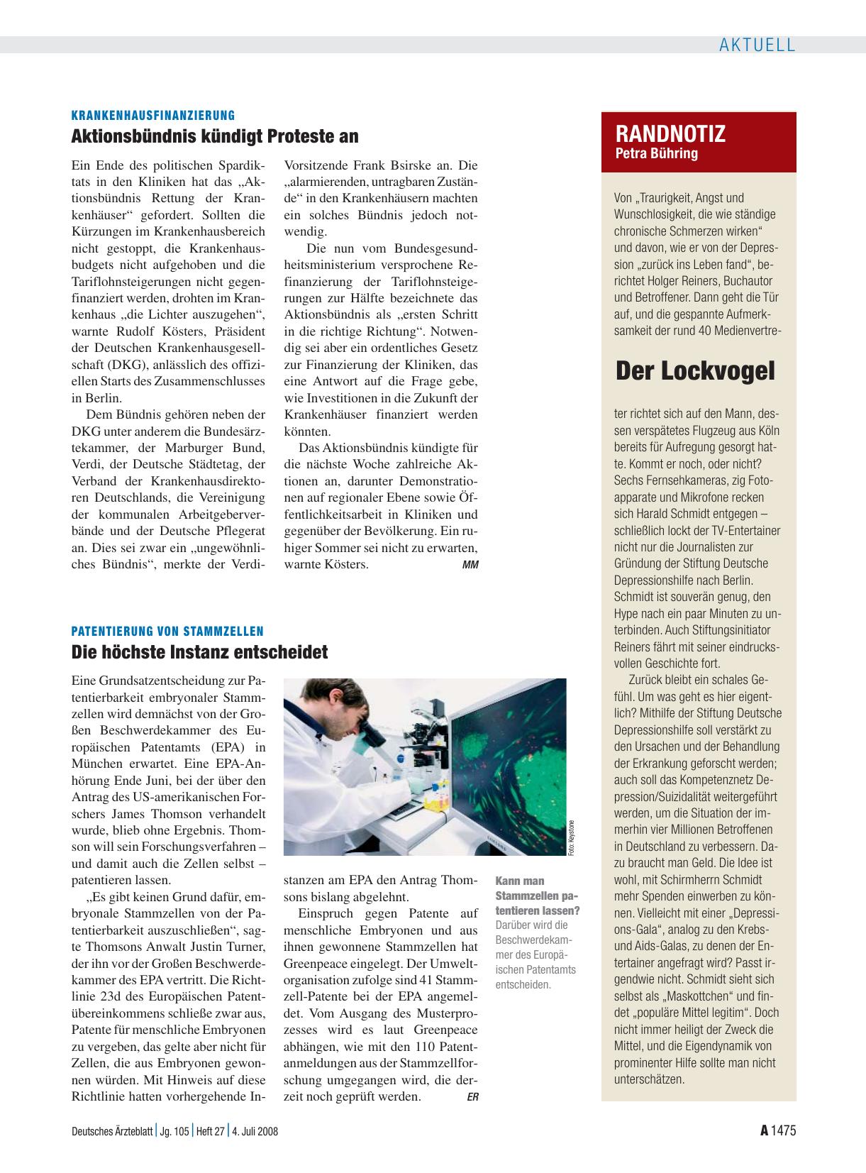 Vorschauseite 1: Randnotiz: Der Lockvogel