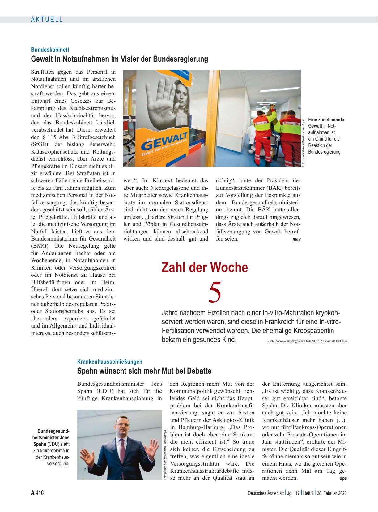 Vorschauseite 1: Zahl der Woche 5