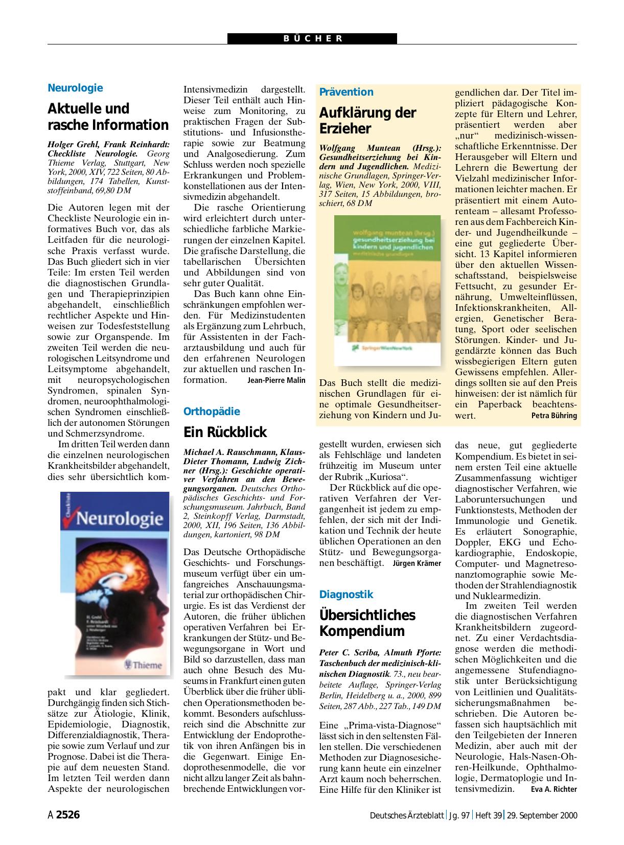 Vorschauseite 1: Taschenbuch der medizinisch-klinischen Diagnostik