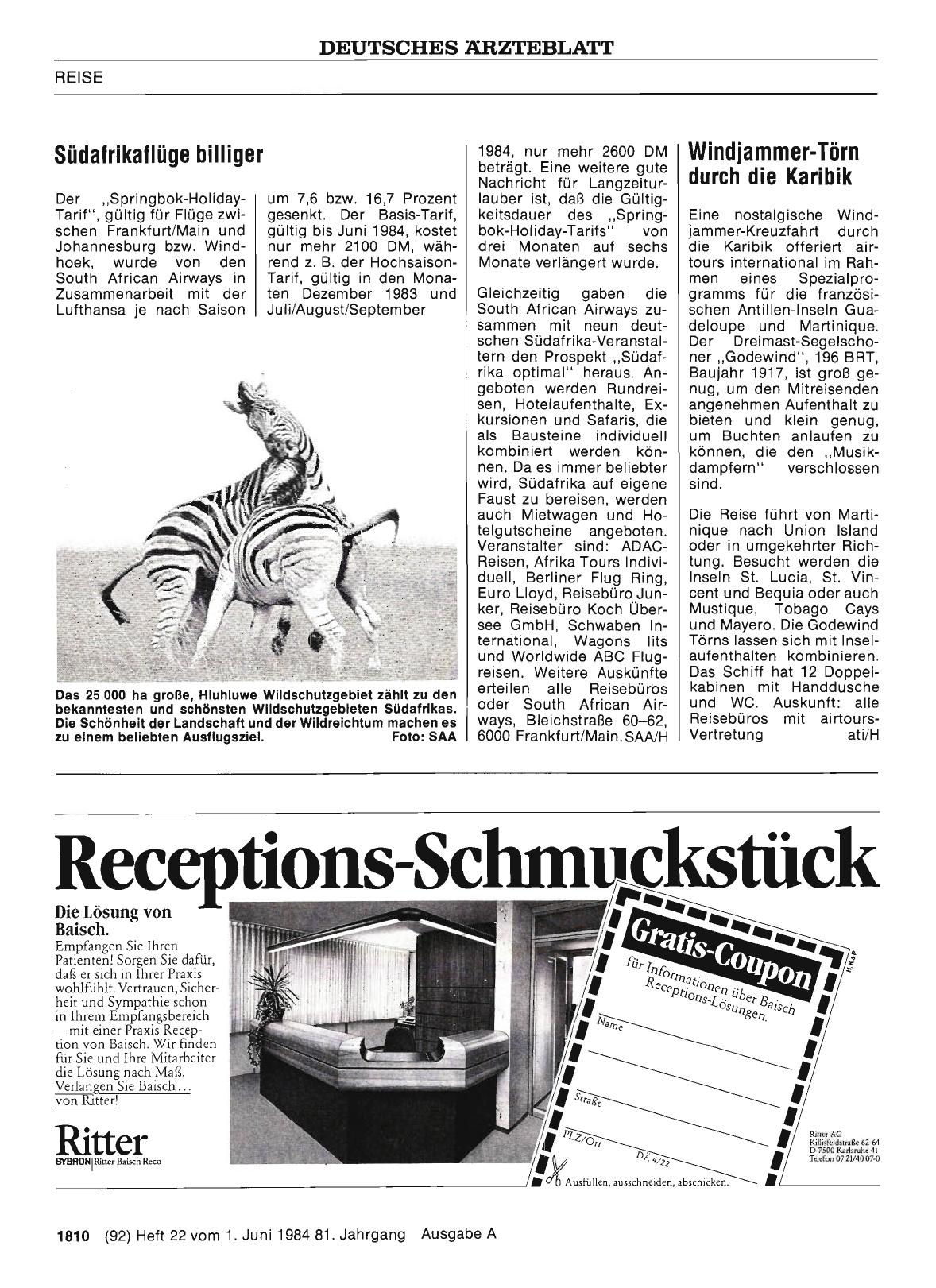Vorschauseite 1: Südafrikaflüge billiger
