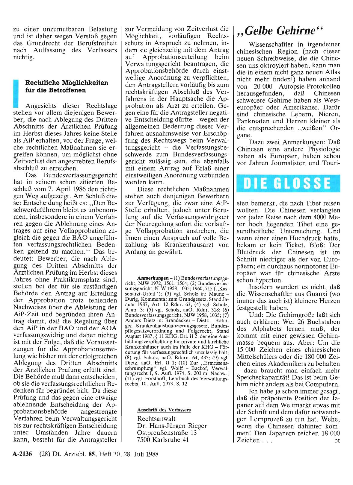 Vorschauseite 1: „Gelbe Gehirne„