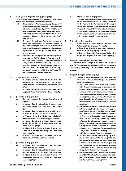 Vorschauseite 2: Artikel 1 – Änderungen der Vereinbarung zur Anwendung der europäischen Krankenversicherungskarte (Anlage 20 BMV-Ä) und Artikel 2 – Inkrafttreten