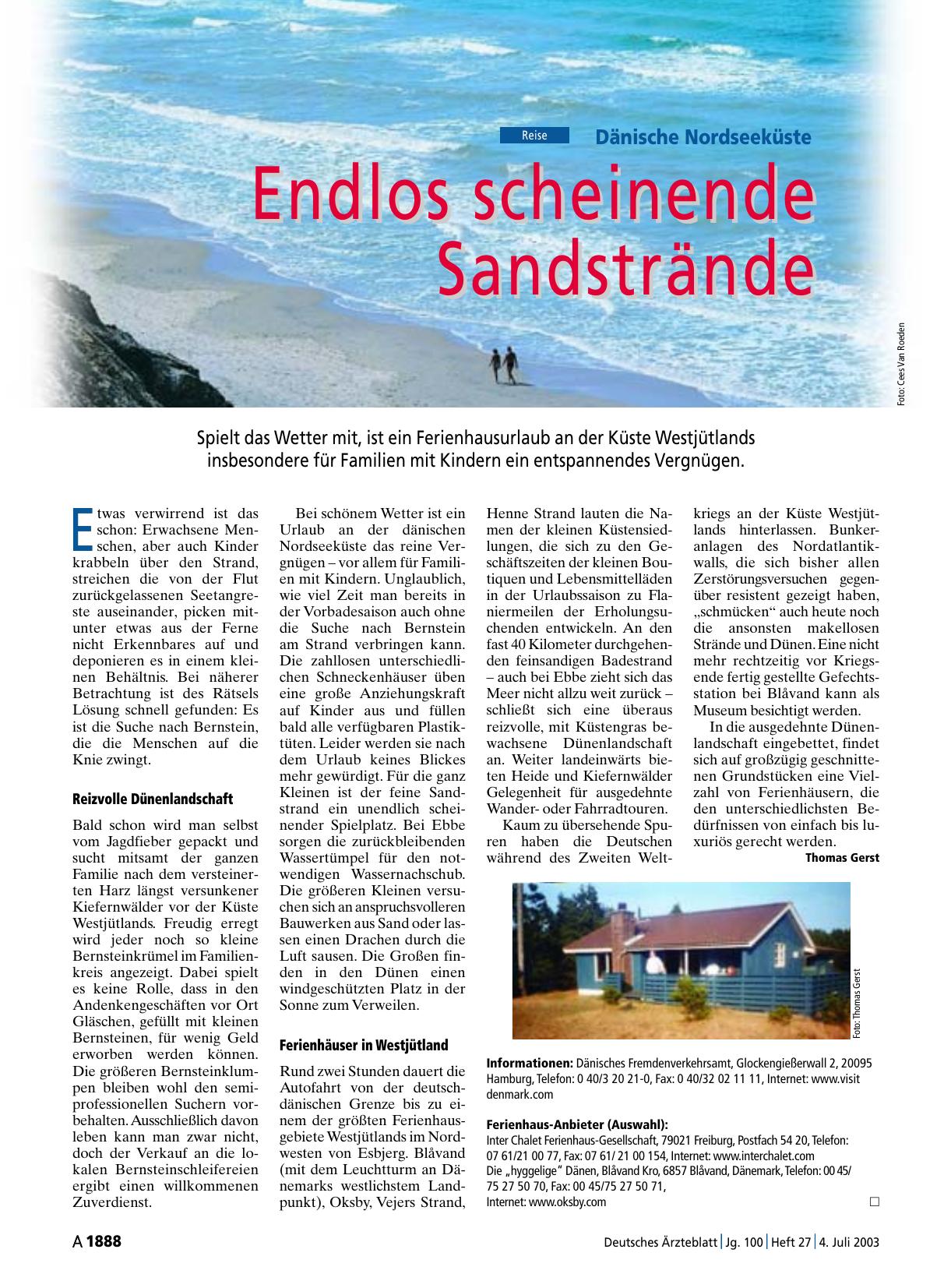 Vorschauseite 1: Dänische Nordseeküste: Endlos scheinende Sandstrände
