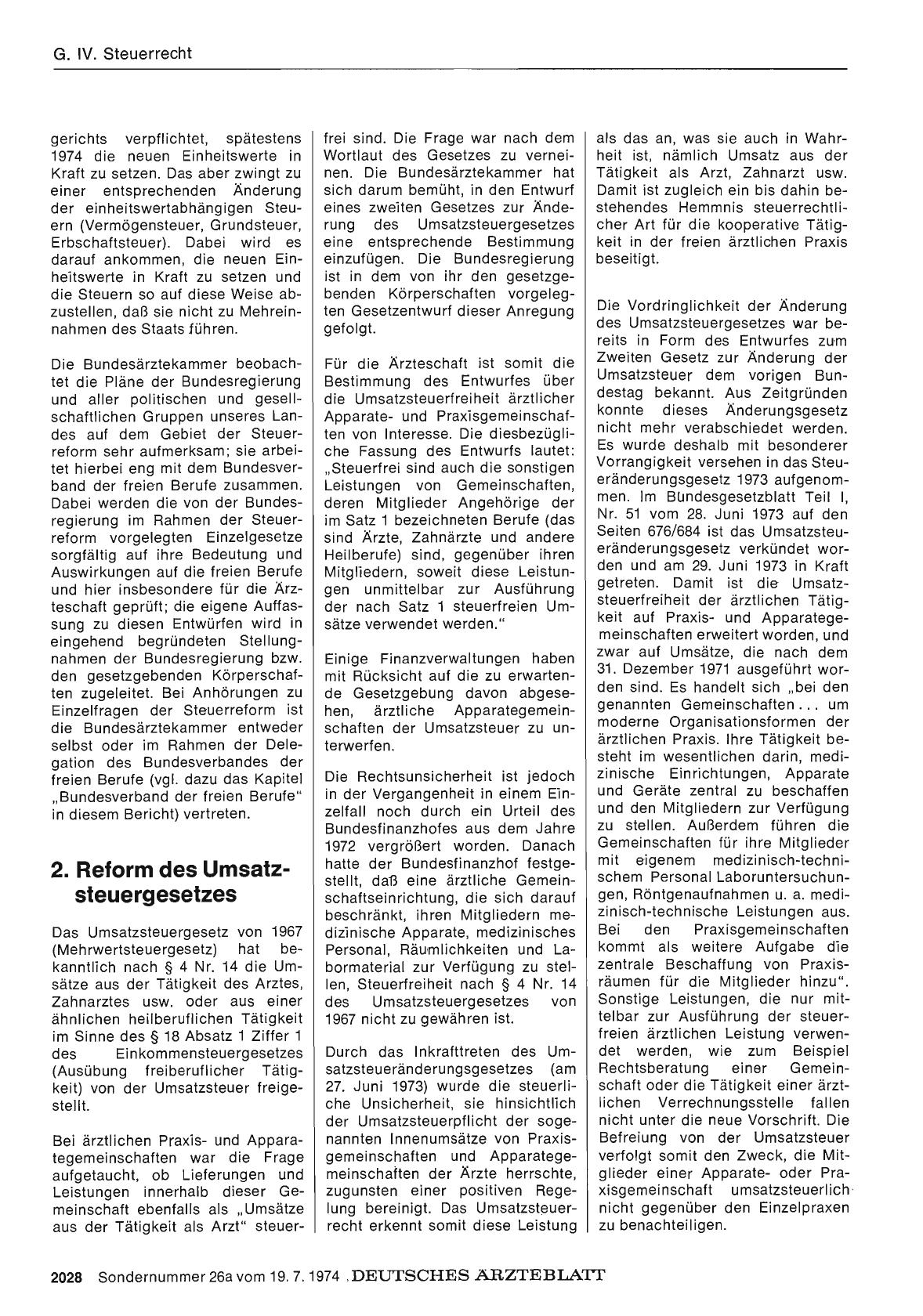 Vorschauseite 1: 2. Reform des Umsatzsteuergesetzes
