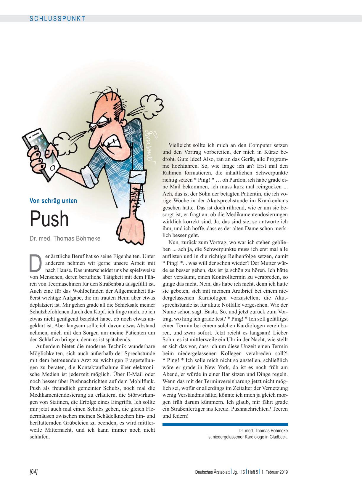 Vorschauseite 1: Von schräg unten: Push