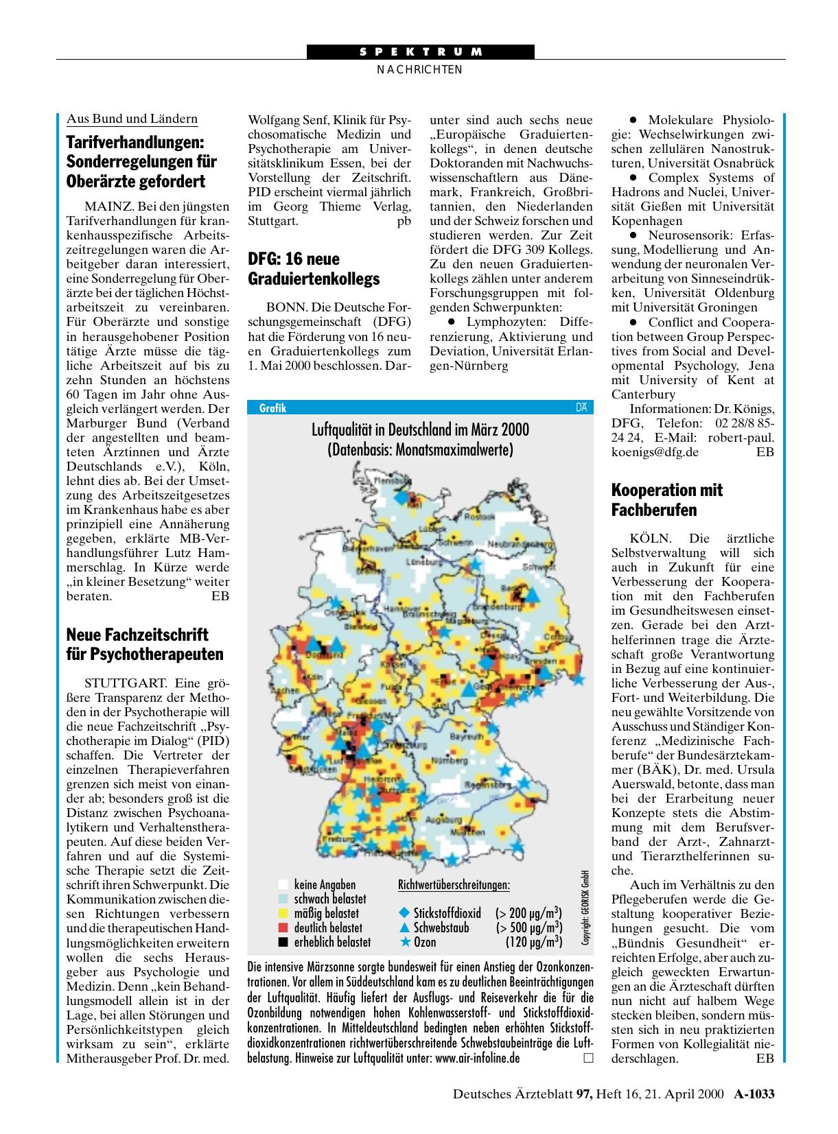 Vorschauseite 1: Tarifverhandlungen: Sonderregelungen für Oberärzte gefordert