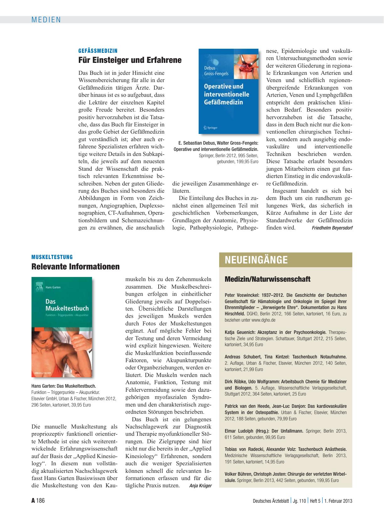Vorschauseite 1: Neueingänge