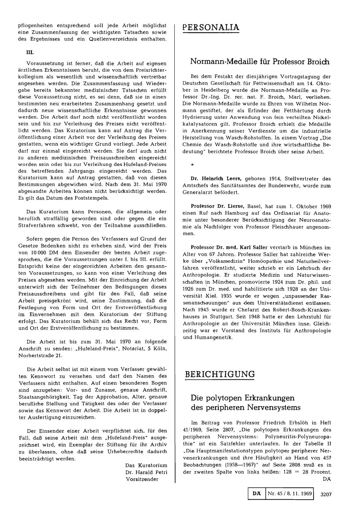 Vorschauseite 1: Personalia