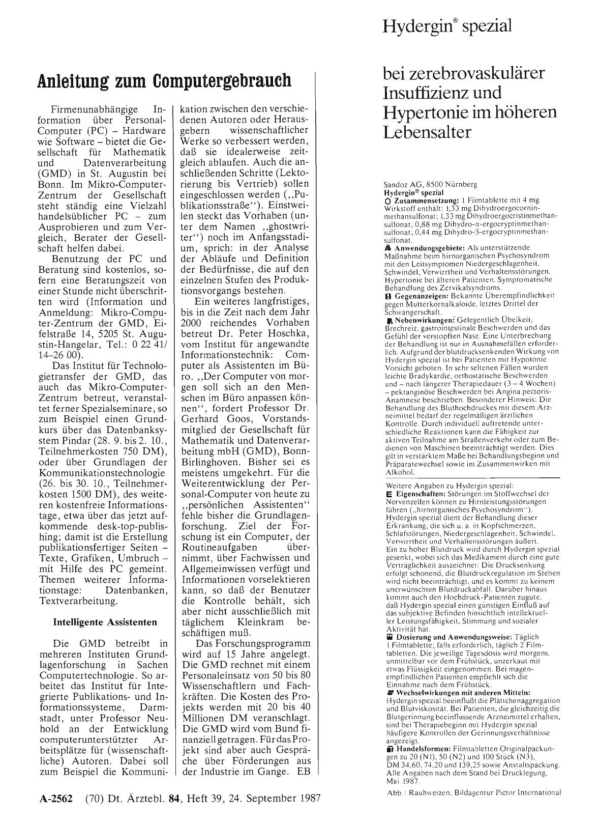 Vorschauseite 1: Anleitung zum Computergebrauch