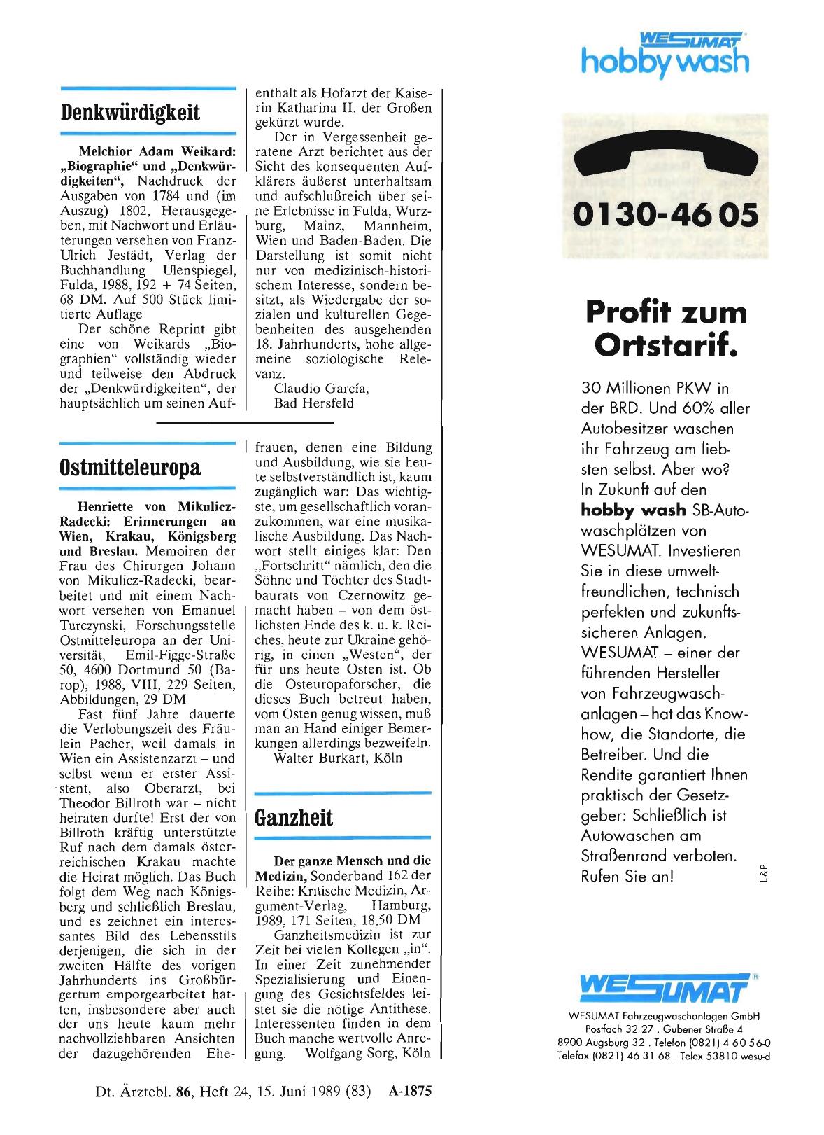 Vorschauseite 1: Denkwürdigkeit